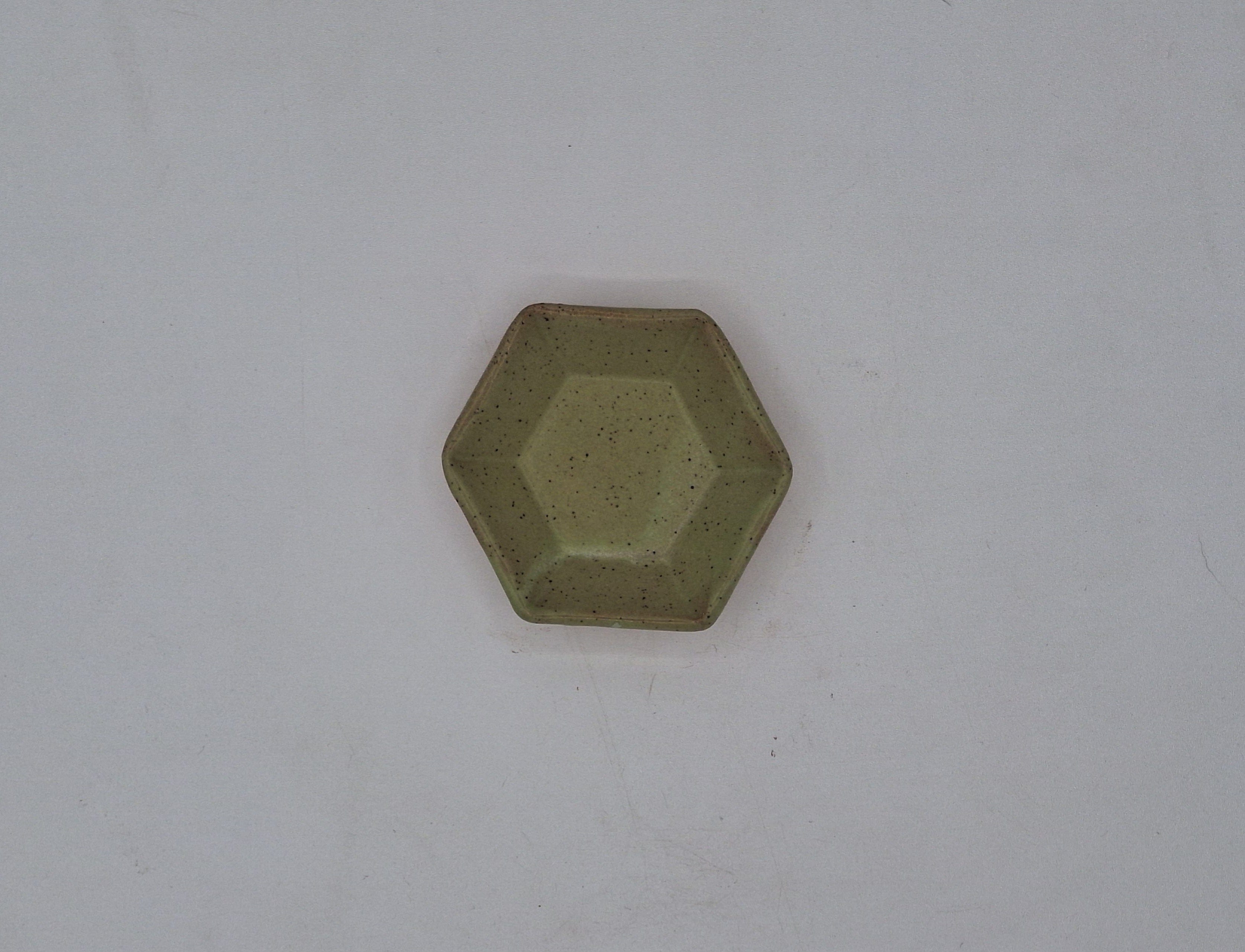 Stray Ceramics Hexagon Mini Plate available in Joshua Tree at JT Trading Post