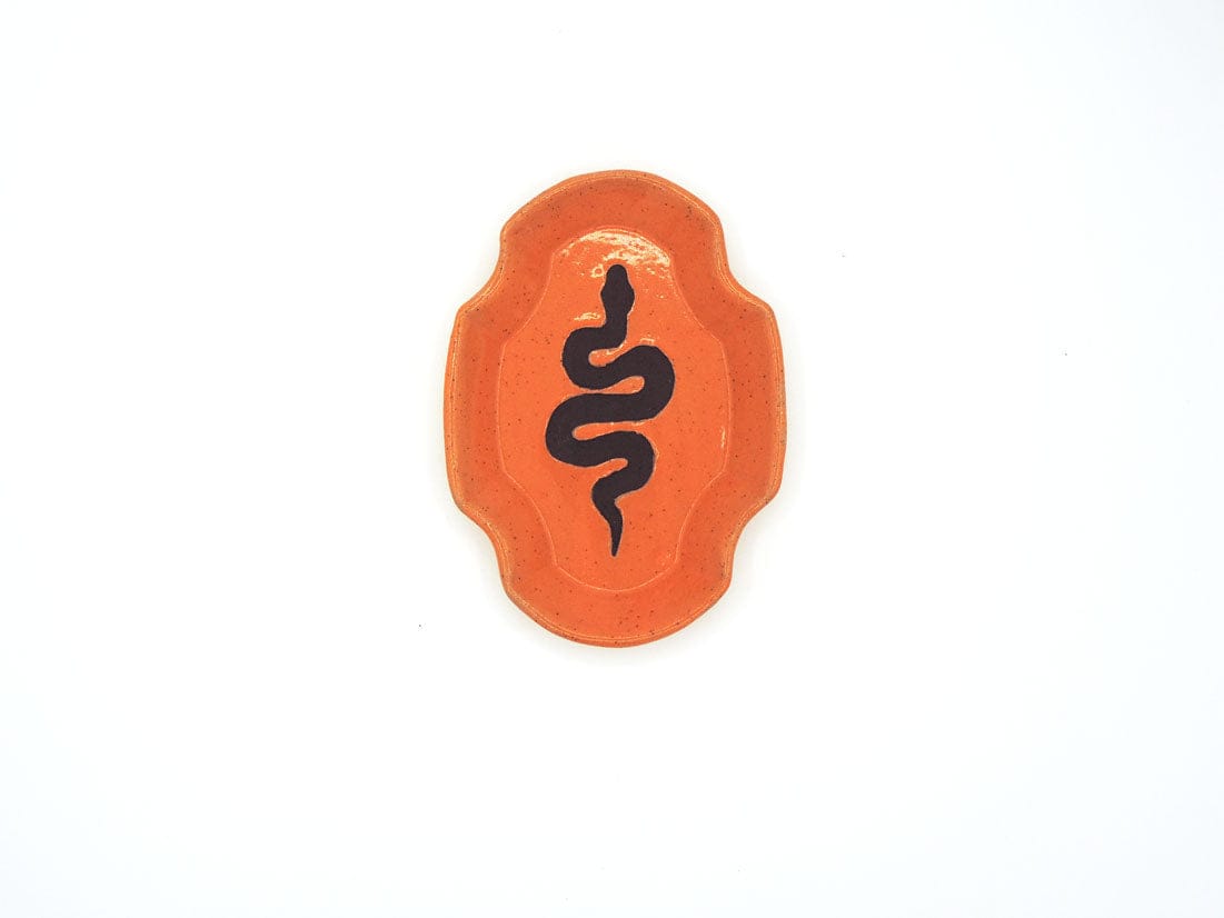 Stray Ceramics Snake Plate Oval Medium available in Joshua Tree at JT Trading Post