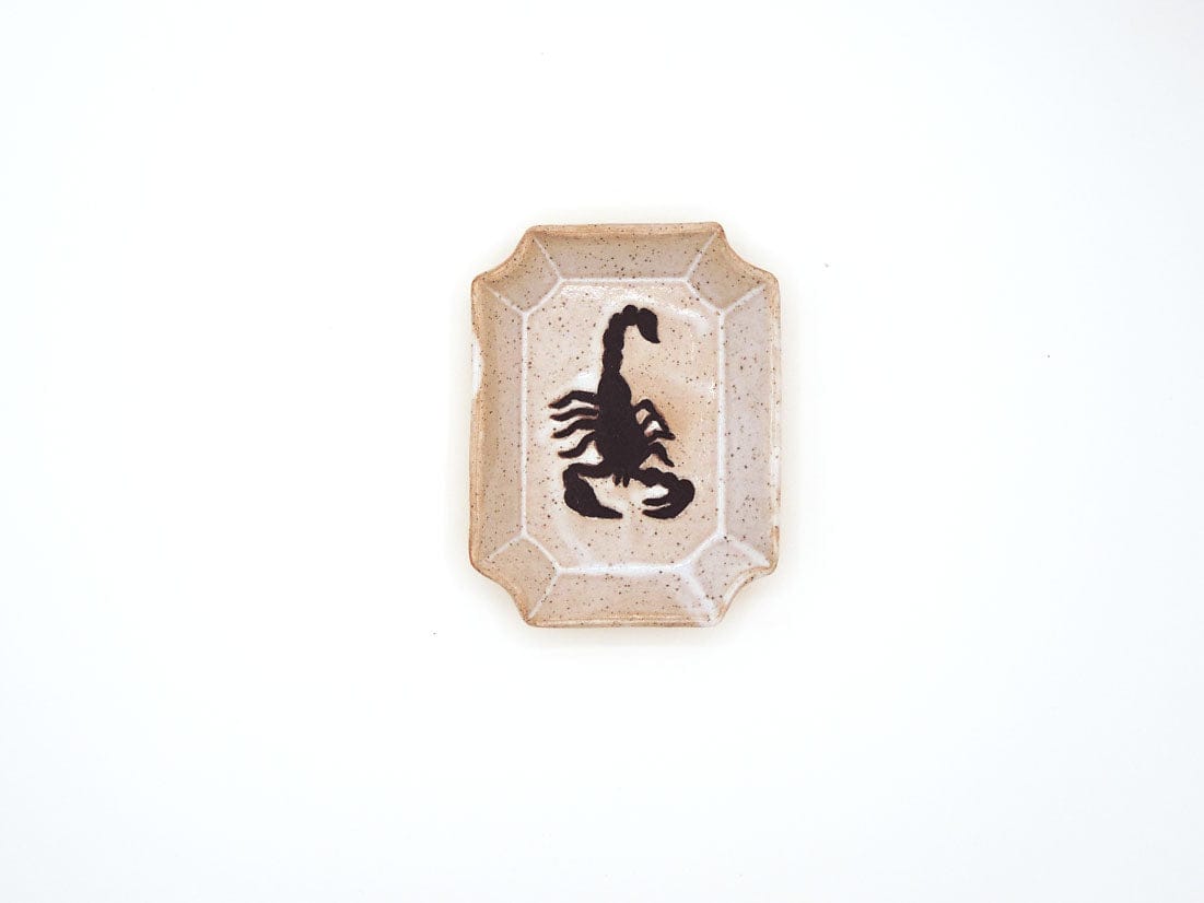 Stray Ceramics Scorpion Plate Rectangle Medium available in Joshua Tree at JT Trading Post