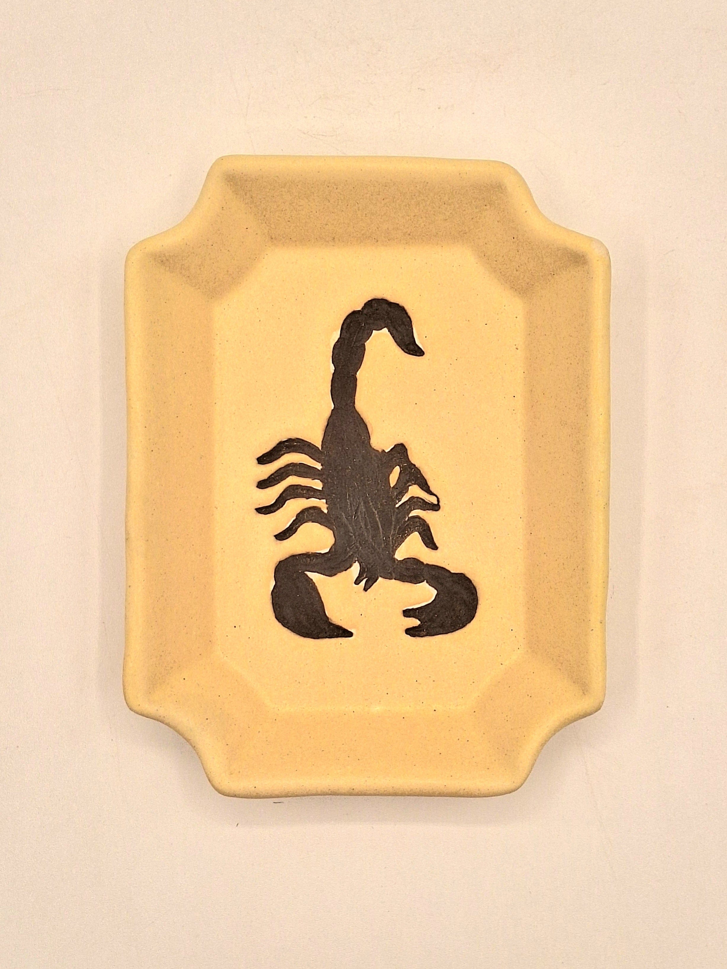 Stray Ceramics Scorpion Plate Rectangle Medium available in Joshua Tree at JT Trading Post