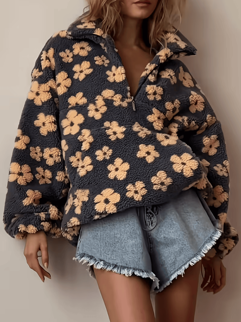 The Nomadic People Desert Blossom Fleece available in Joshua Tree at JT Trading Post