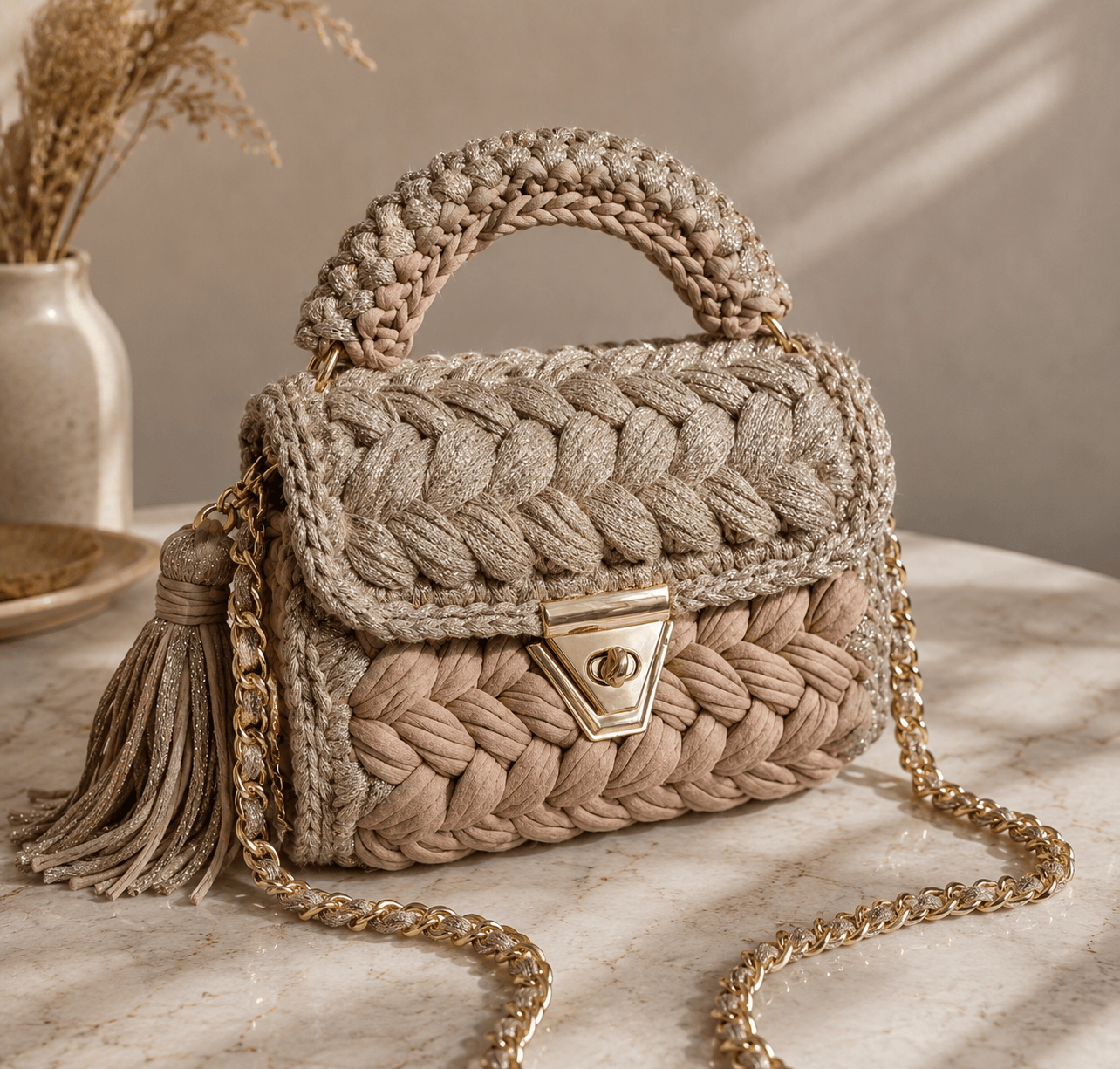 The Nomadic People Crochete Clutch available in Joshua Tree at JT Trading Post