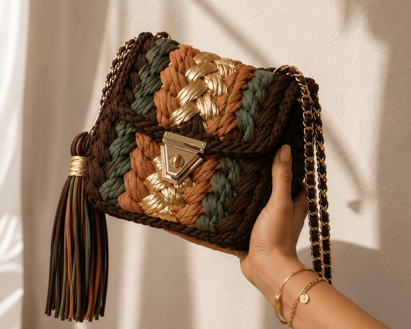 The Nomadic People Crochete Clutch available in Joshua Tree at JT Trading Post