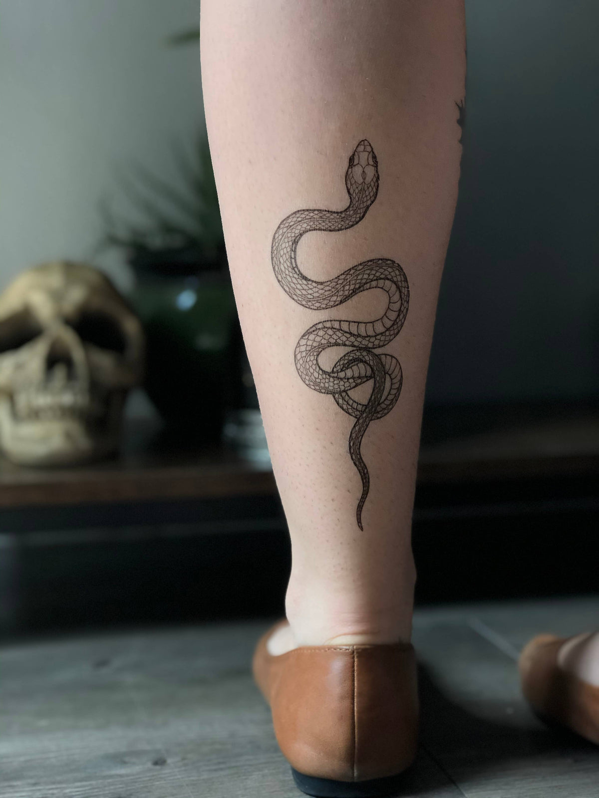 The Plant Social Garden Snake Temporary Tattoo available in Joshua Tree at JT Trading Post