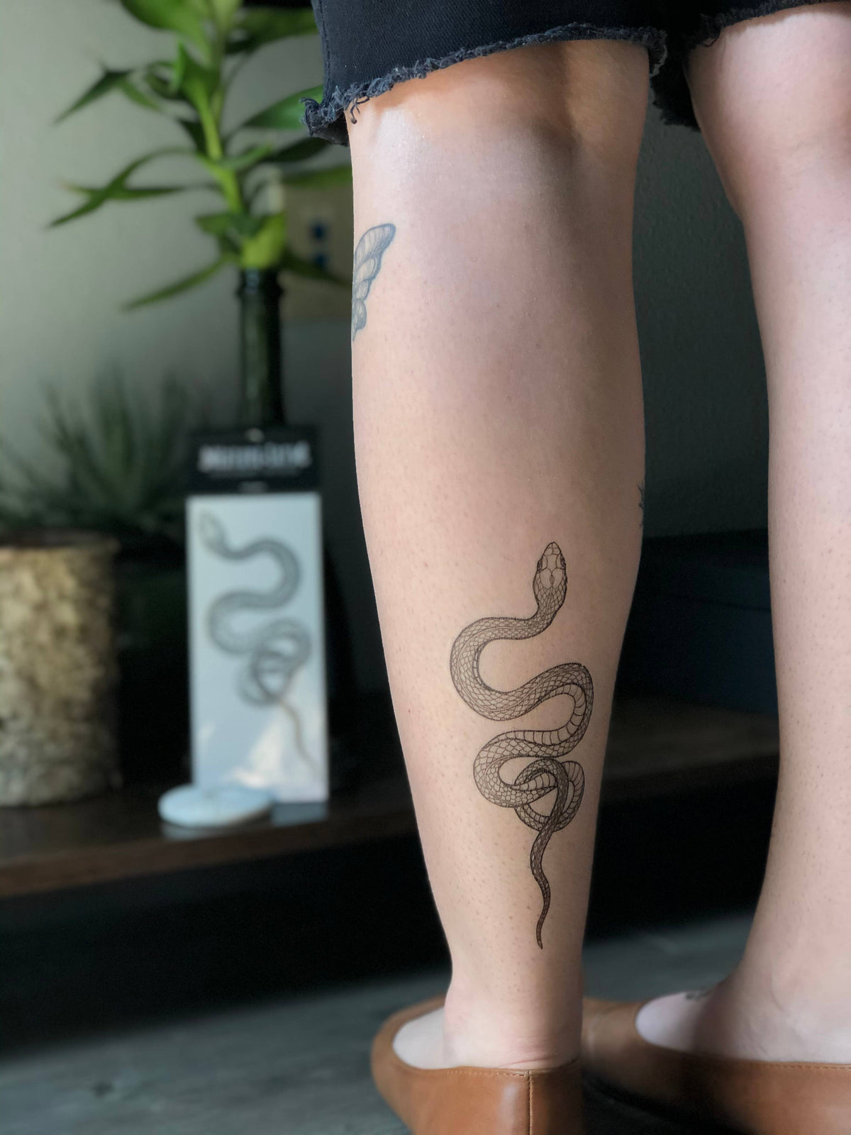 The Plant Social Garden Snake Temporary Tattoo available in Joshua Tree at JT Trading Post