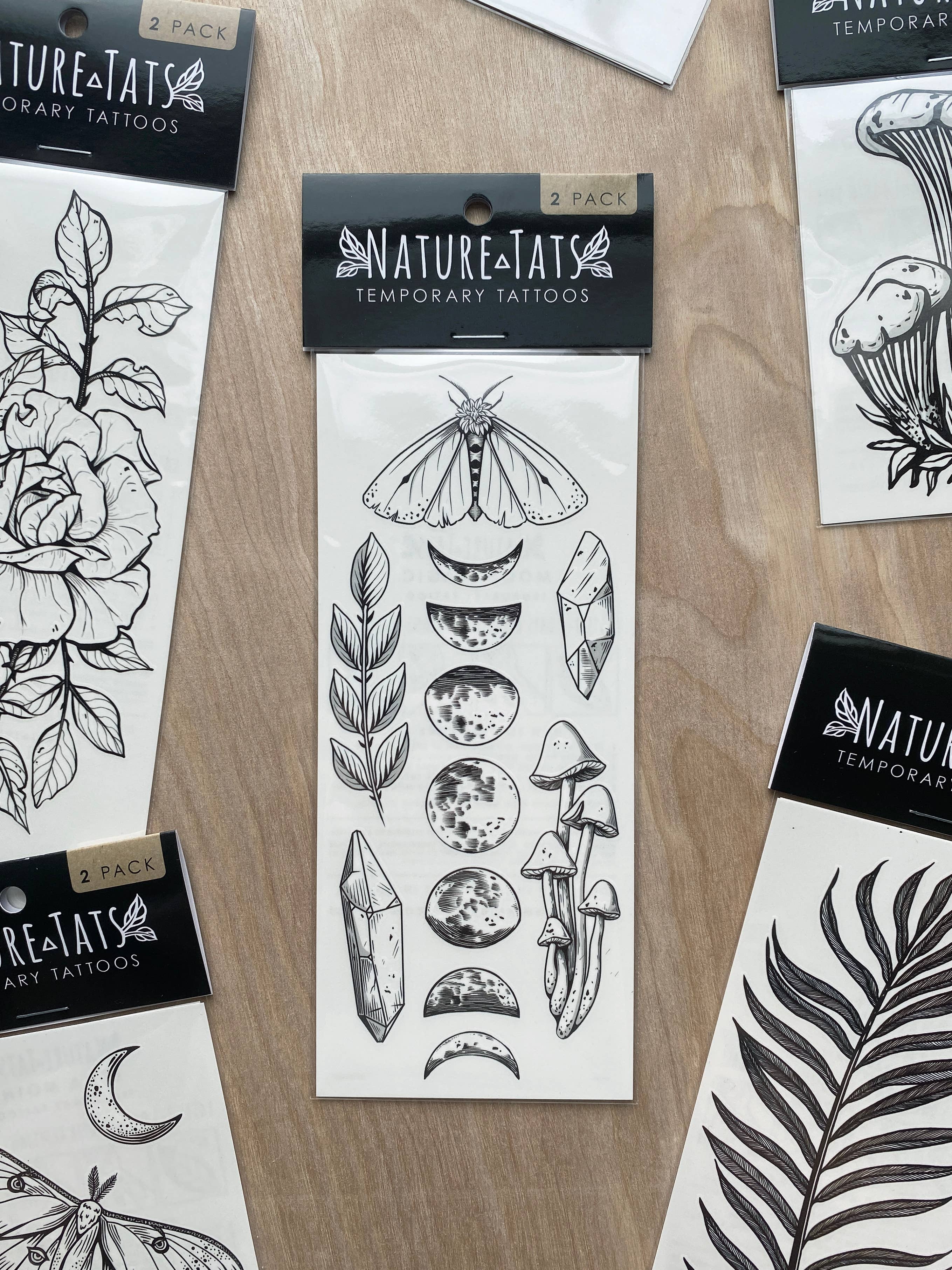 The Plant Social Moon Magic Temporary Tattoo available in Joshua Tree at JT Trading Post