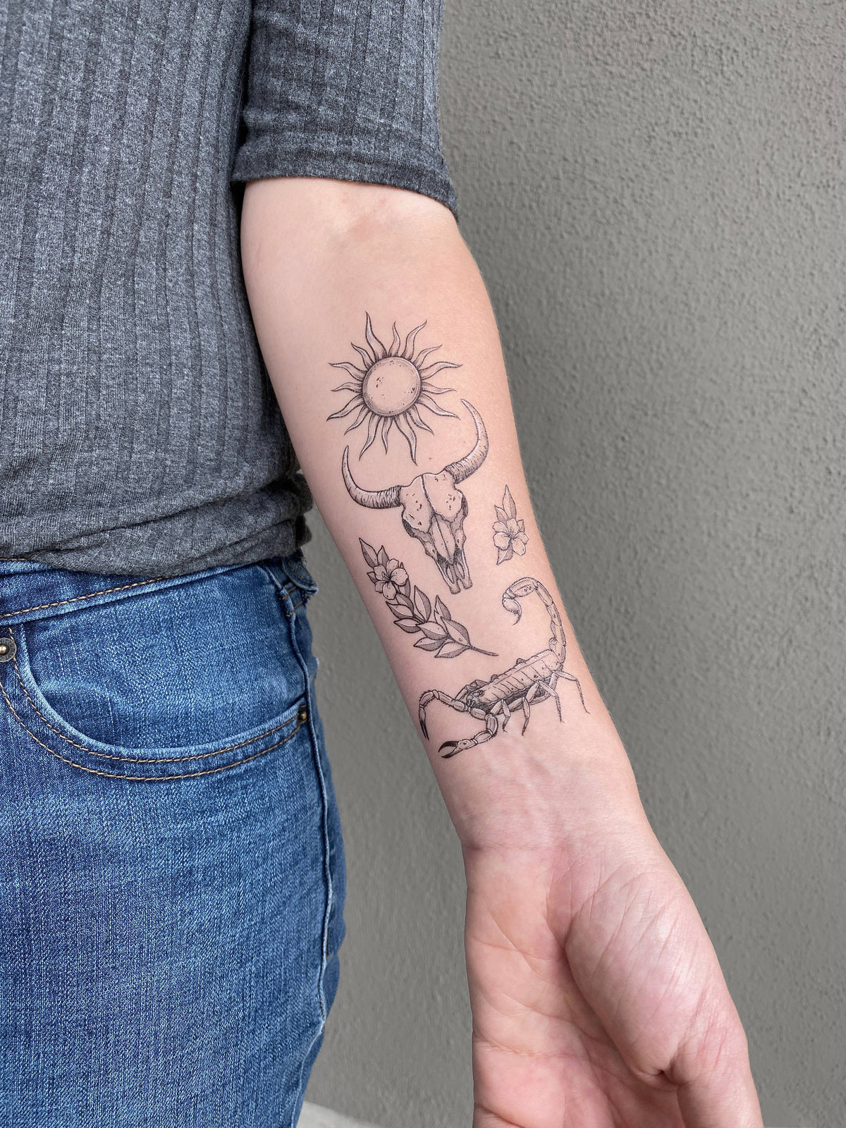 The Plant Social Sunlit South Temporary Tattoo available in Joshua Tree at JT Trading Post