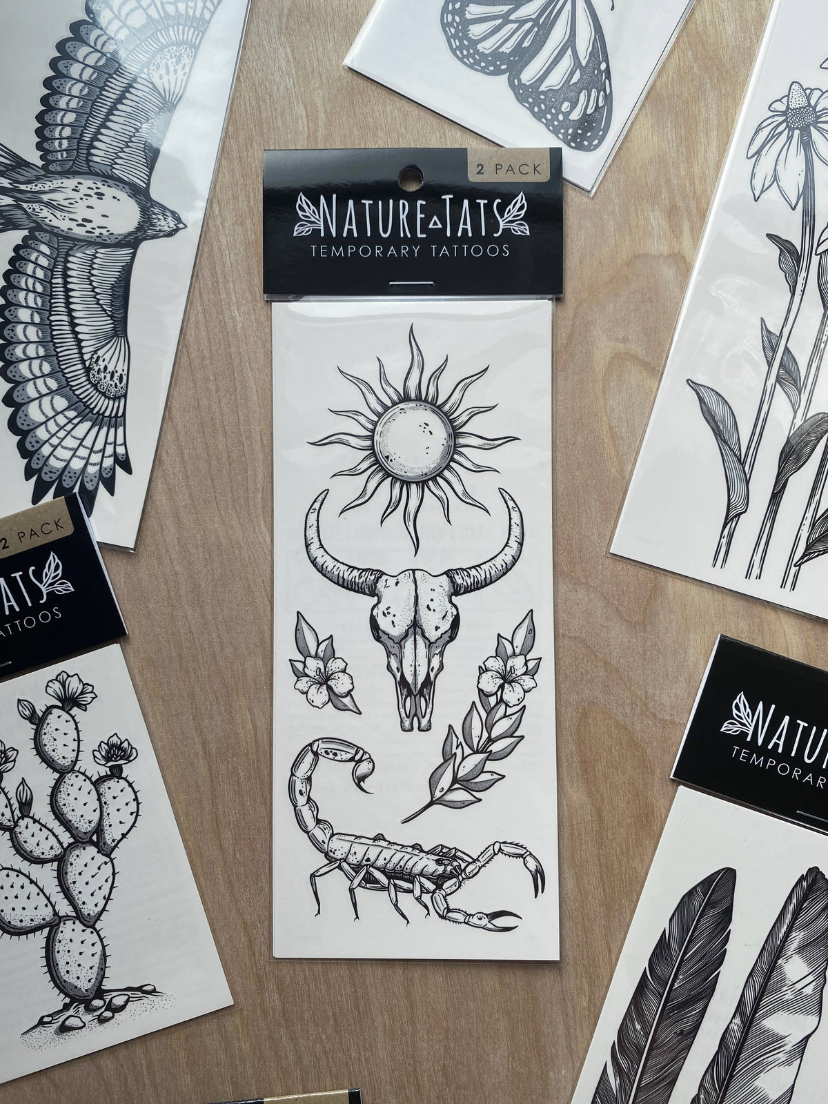 The Plant Social Sunlit South Temporary Tattoo available in Joshua Tree at JT Trading Post