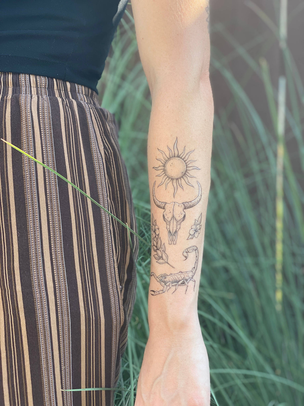 The Plant Social Sunlit South Temporary Tattoo available in Joshua Tree at JT Trading Post