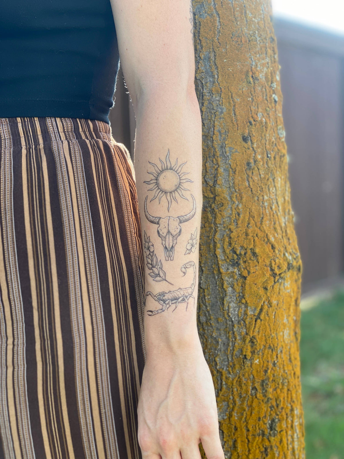 The Plant Social Sunlit South Temporary Tattoo available in Joshua Tree at JT Trading Post