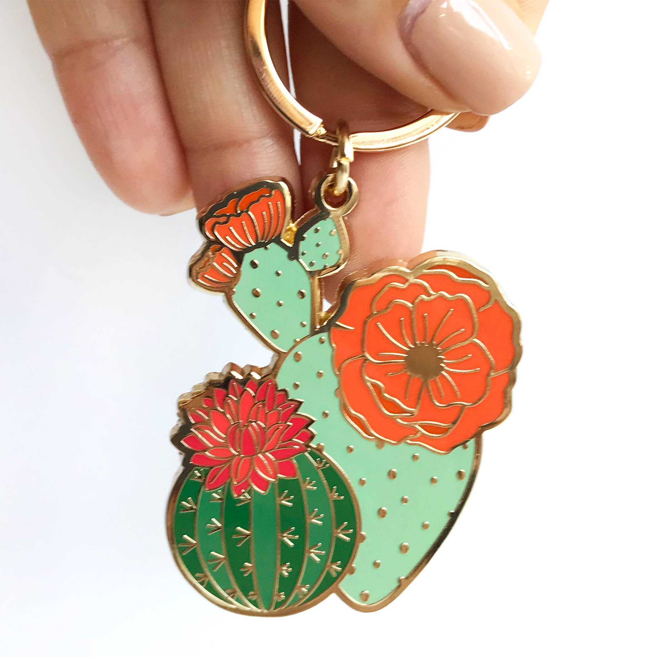 The Plant Social Plant Keychains available in Joshua Tree at JT Trading Post