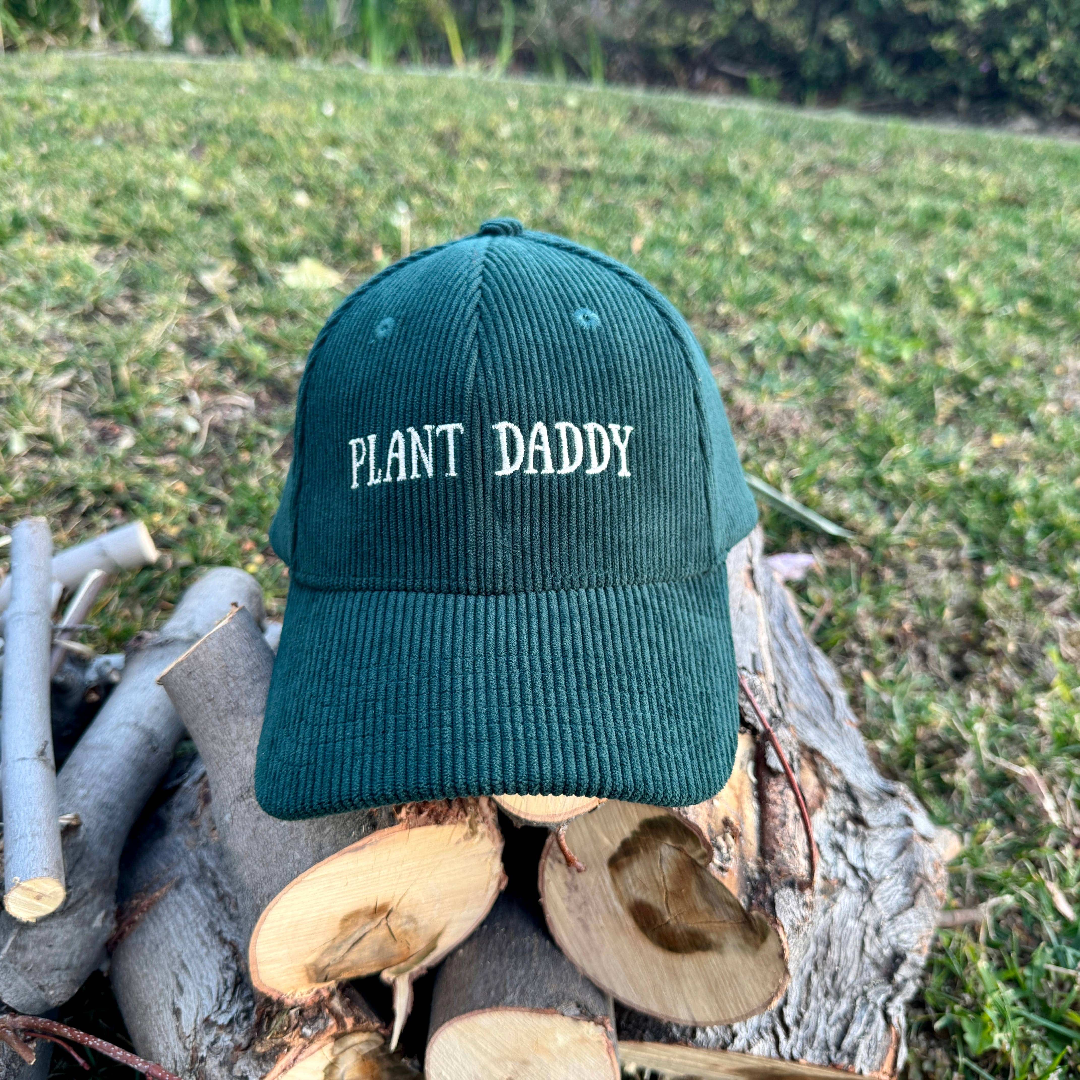 The Plant Social Corduroy Green Plant Daddy Hat available in Joshua Tree at JT Trading Post