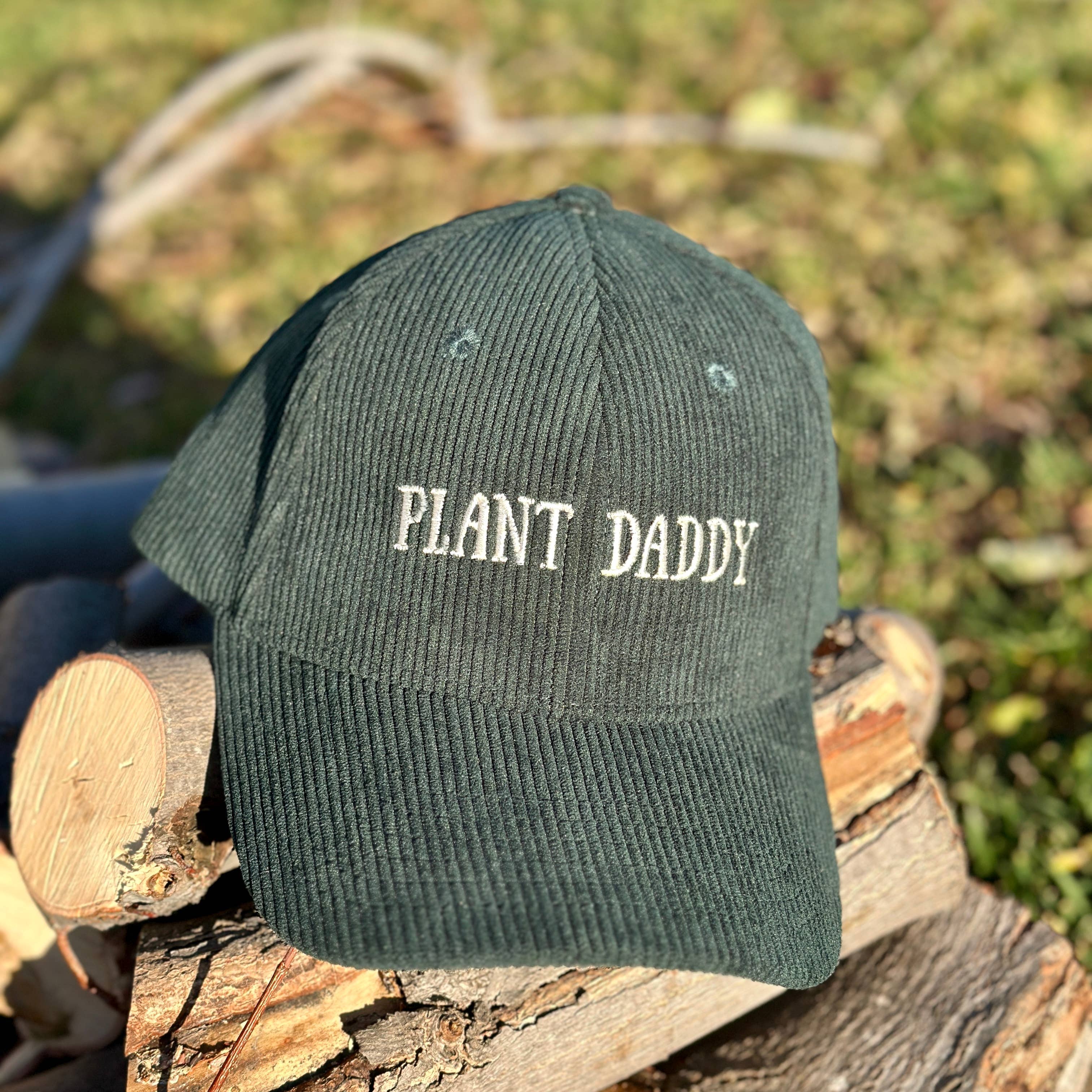 The Plant Social Corduroy Green Plant Daddy Hat available in Joshua Tree at JT Trading Post