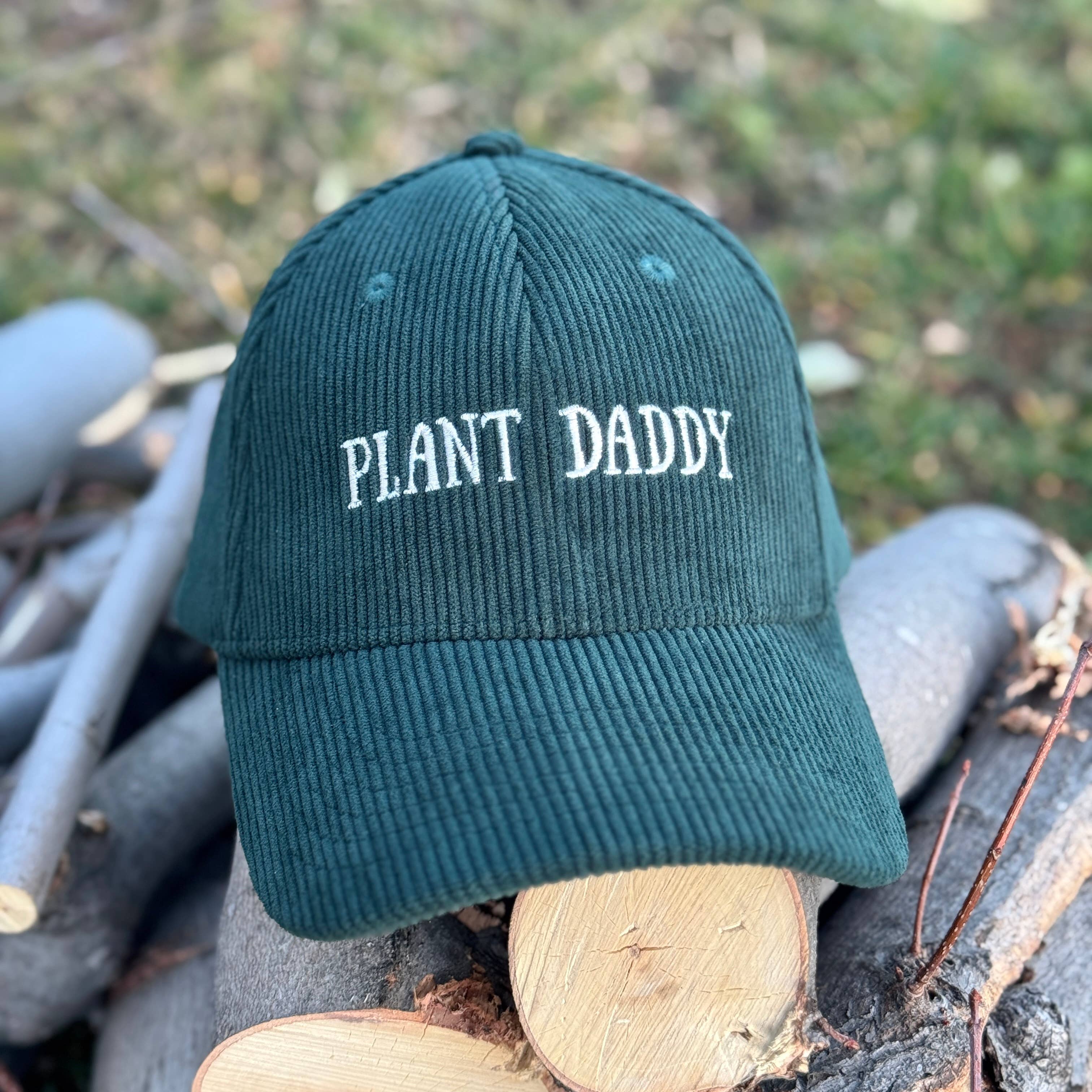 The Plant Social Corduroy Green Plant Daddy Hat available in Joshua Tree at JT Trading Post