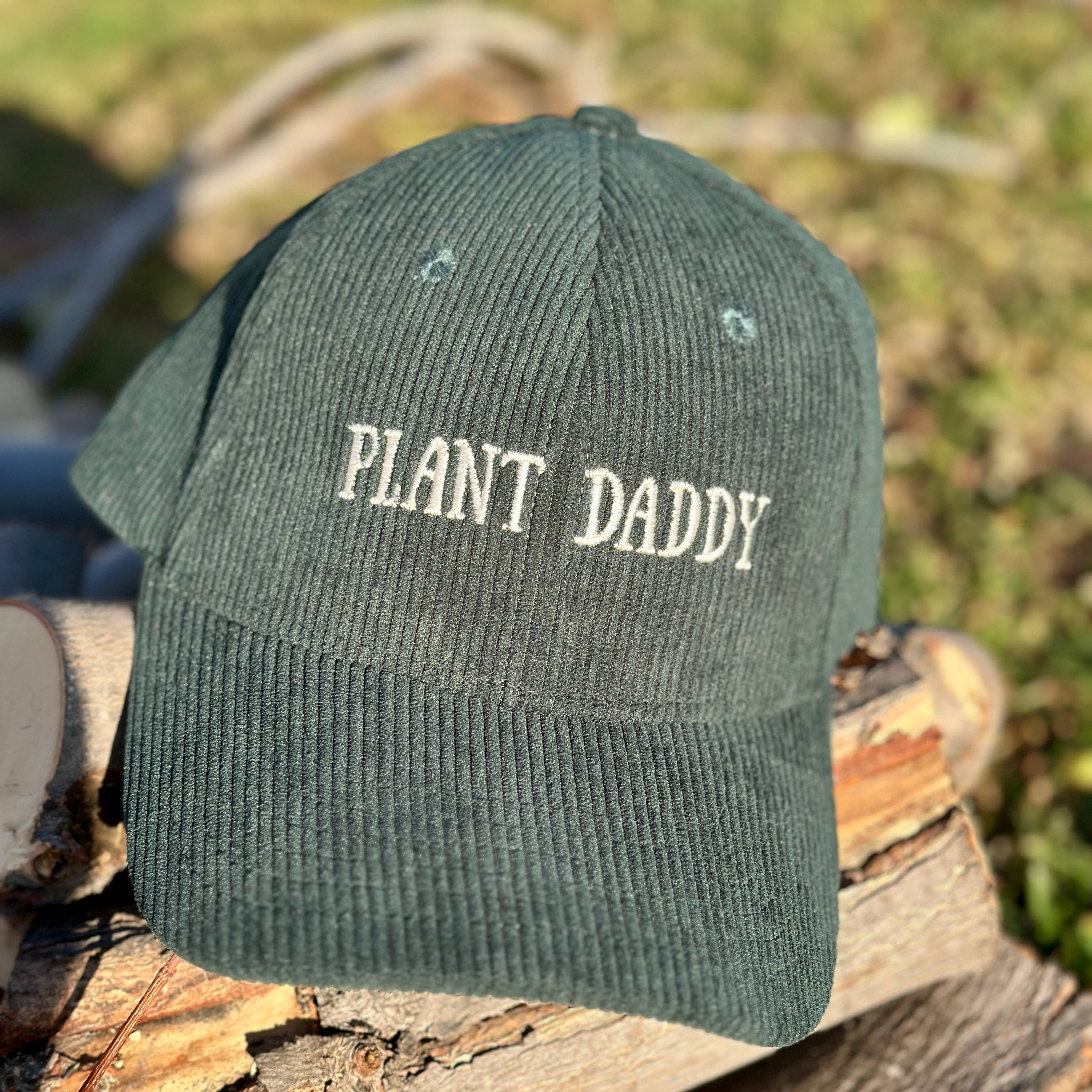 The Plant Social Corduroy Green Plant Daddy Hat available in Joshua Tree at JT Trading Post