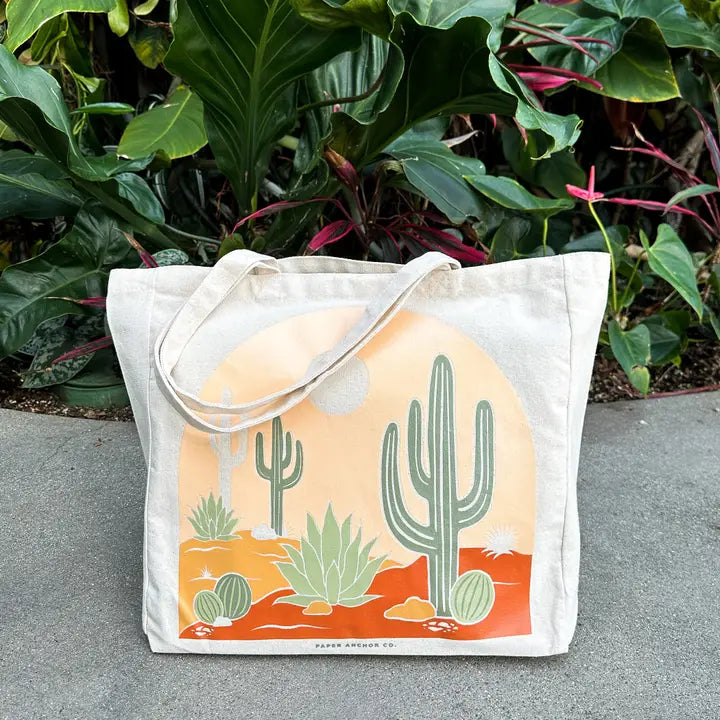 The Plant Social Desert Arch Tote Bag available in Joshua Tree at JT Trading Post