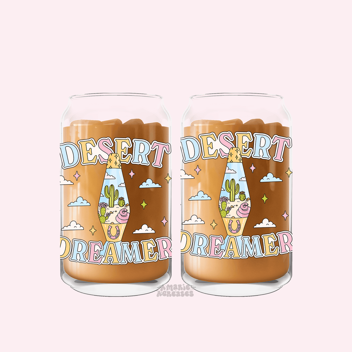 The Plant Social Western Vibes Glass Cup available in Joshua Tree at JT Trading Post