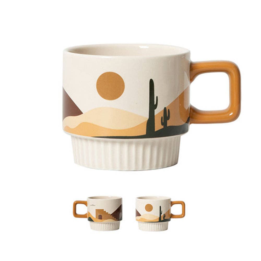 The Plant Social Desert Vibe Artisanal Mug available in Joshua Tree at JT Trading Post