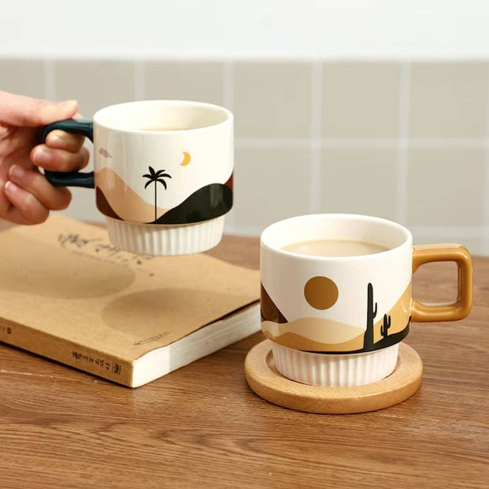 The Plant Social Desert Vibe Artisanal Mug available in Joshua Tree at JT Trading Post