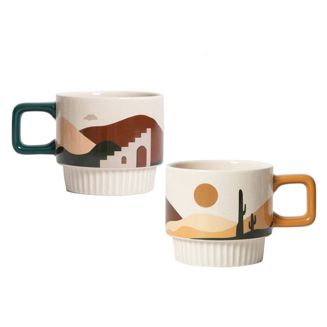 The Plant Social Desert Vibe Artisanal Mug available in Joshua Tree at JT Trading Post