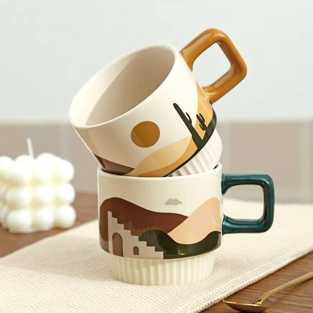 The Plant Social Desert Vibe Artisanal Mug available in Joshua Tree at JT Trading Post