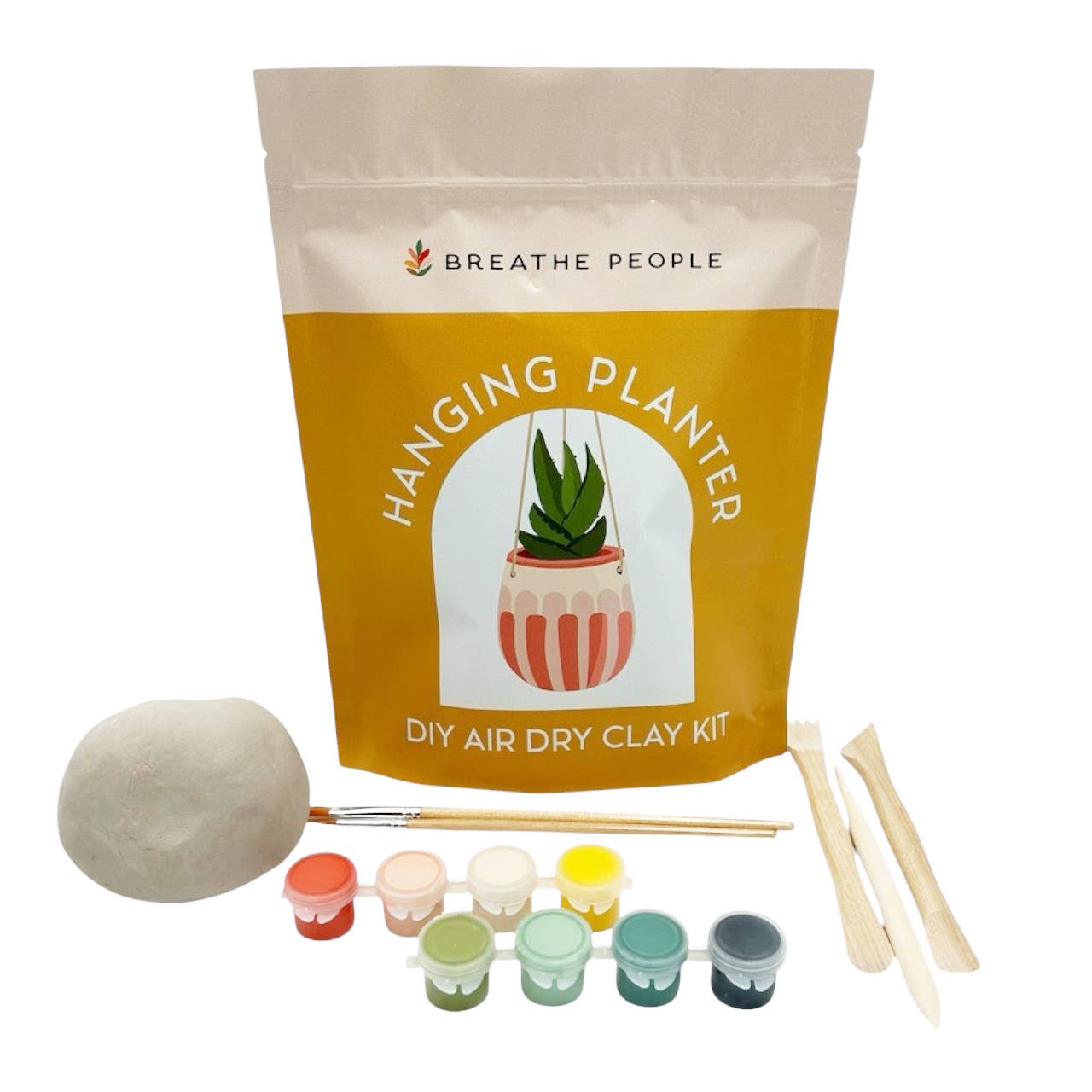 The Plant Social DIY Air Dry Clay Kit- Make Your Own Hanging Plant Pot available in Joshua Tree at JT Trading Post