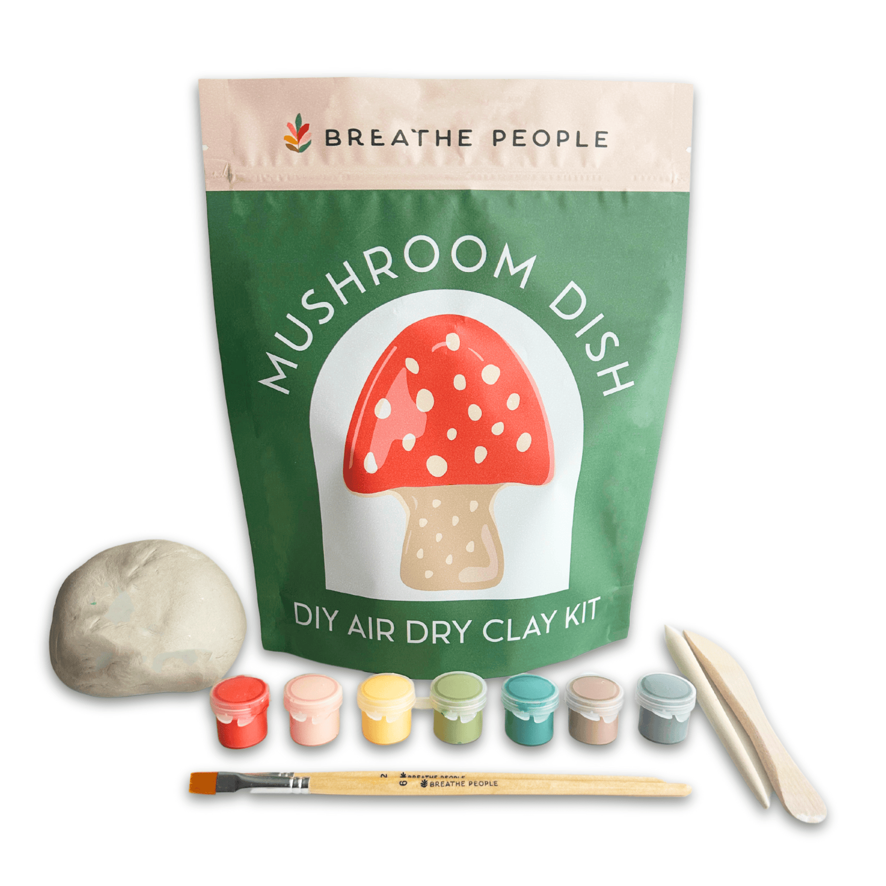 The Plant Social DIY Air Dry Clay Kit- Make Your Own Mushroom Dish available in Joshua Tree at JT Trading Post