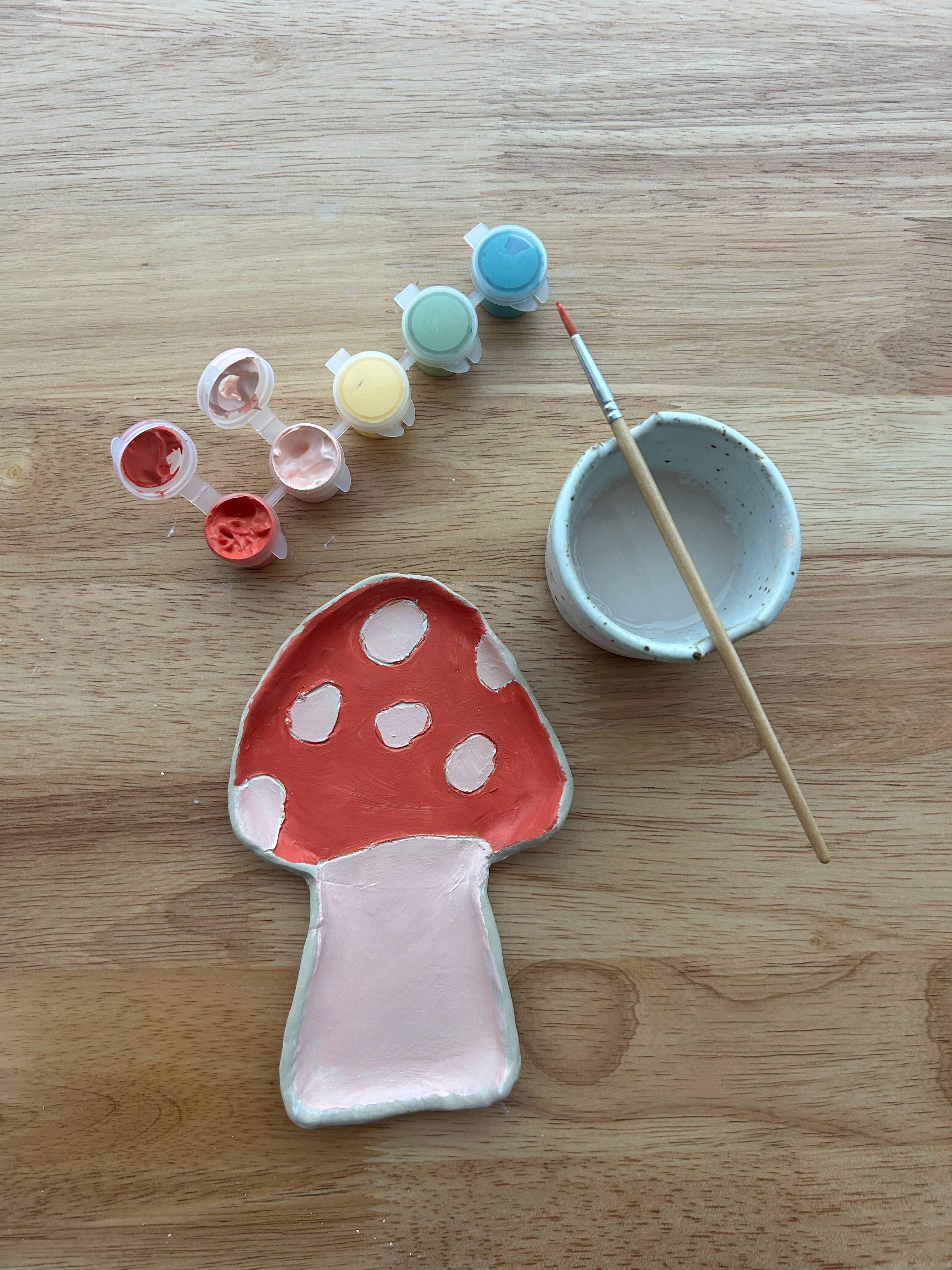 The Plant Social DIY Air Dry Clay Kit- Make Your Own Mushroom Dish available in Joshua Tree at JT Trading Post
