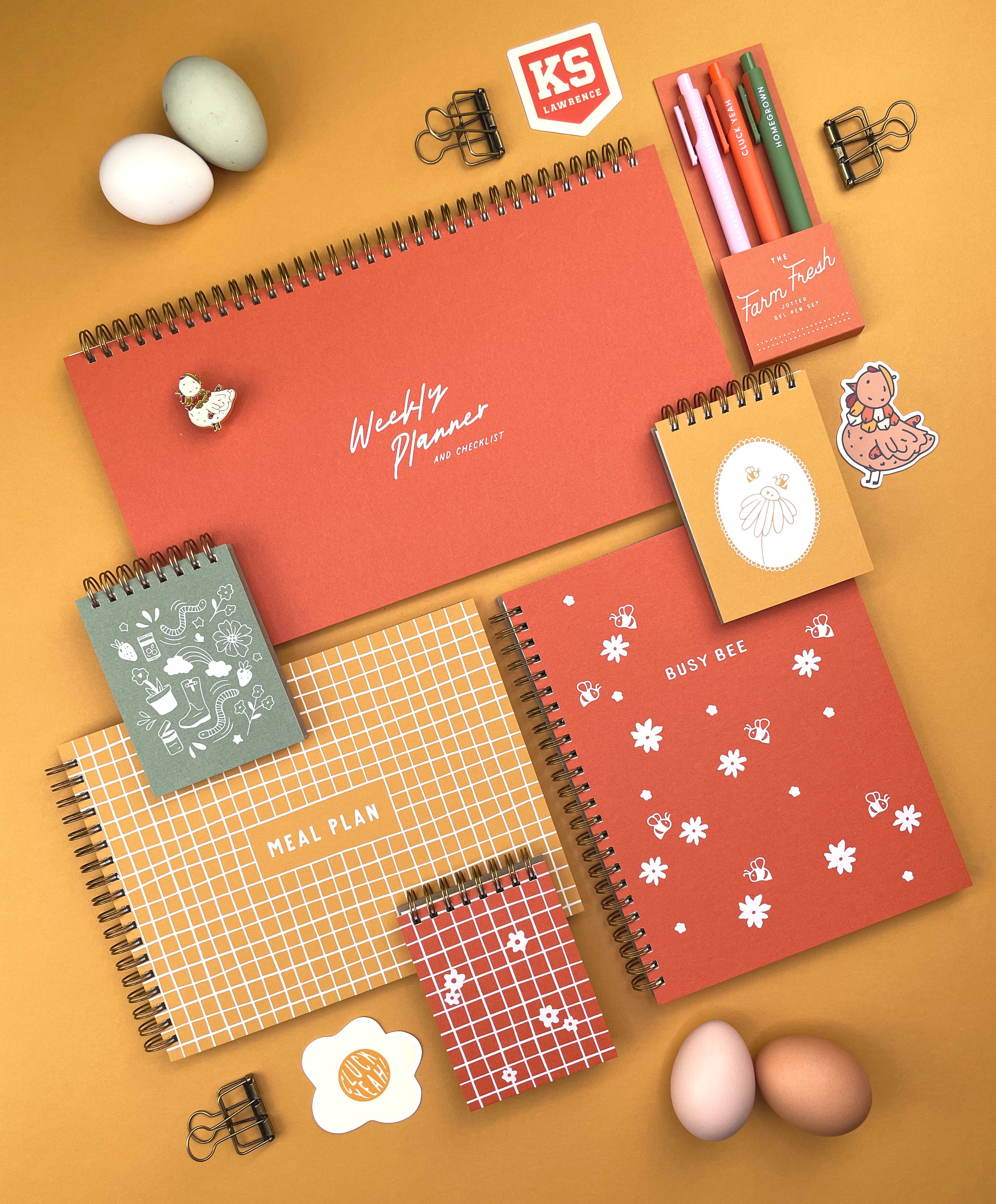 The Plant Social Garden Doodle Mini Jotter Notebook available in Joshua Tree at JT Trading Post