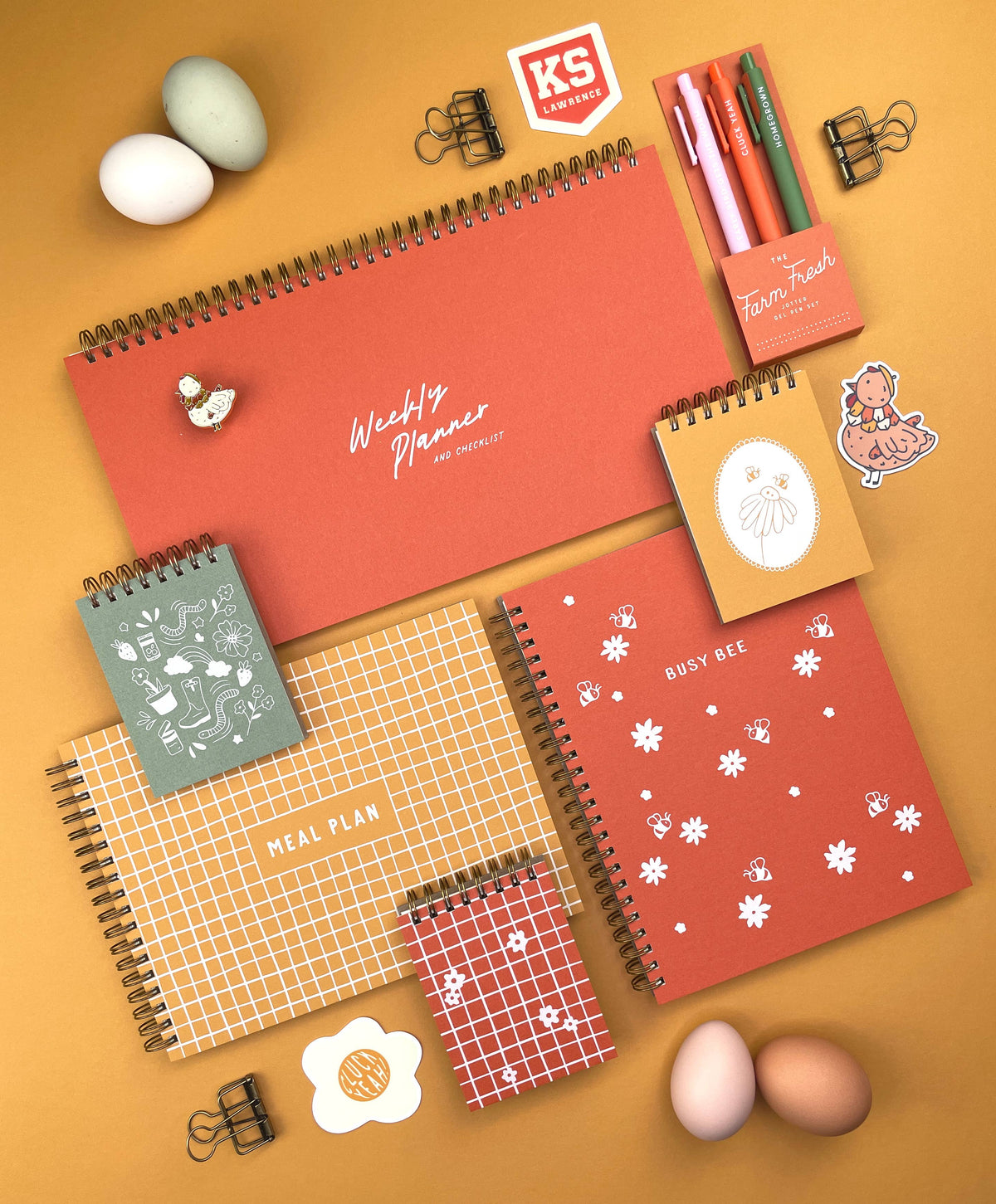 The Plant Social Garden Doodle Mini Jotter Notebook available in Joshua Tree at JT Trading Post