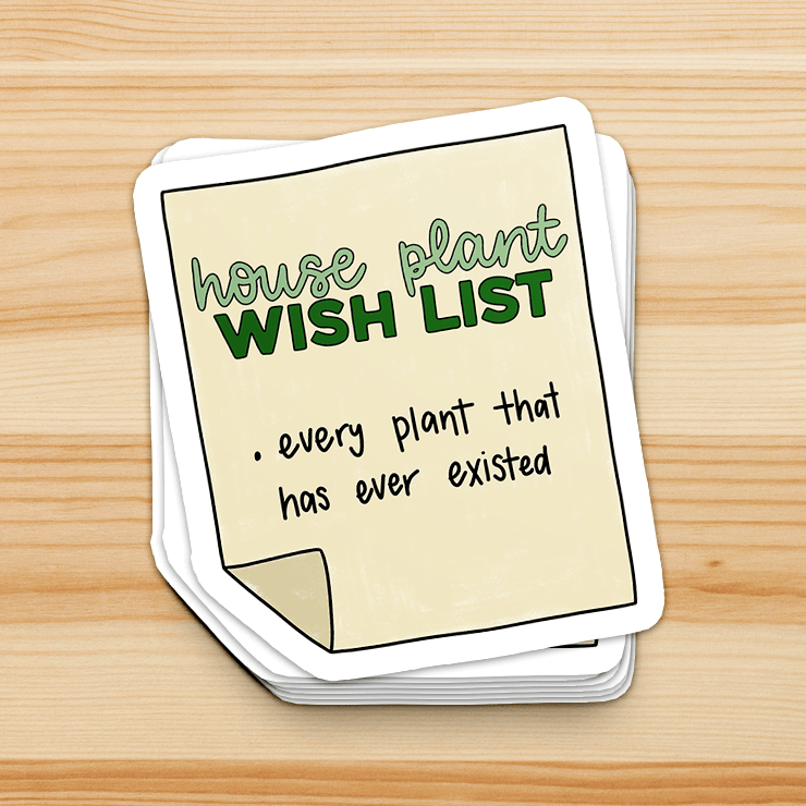 The Plant Social Solid Stickers available in Joshua Tree at JT Trading Post