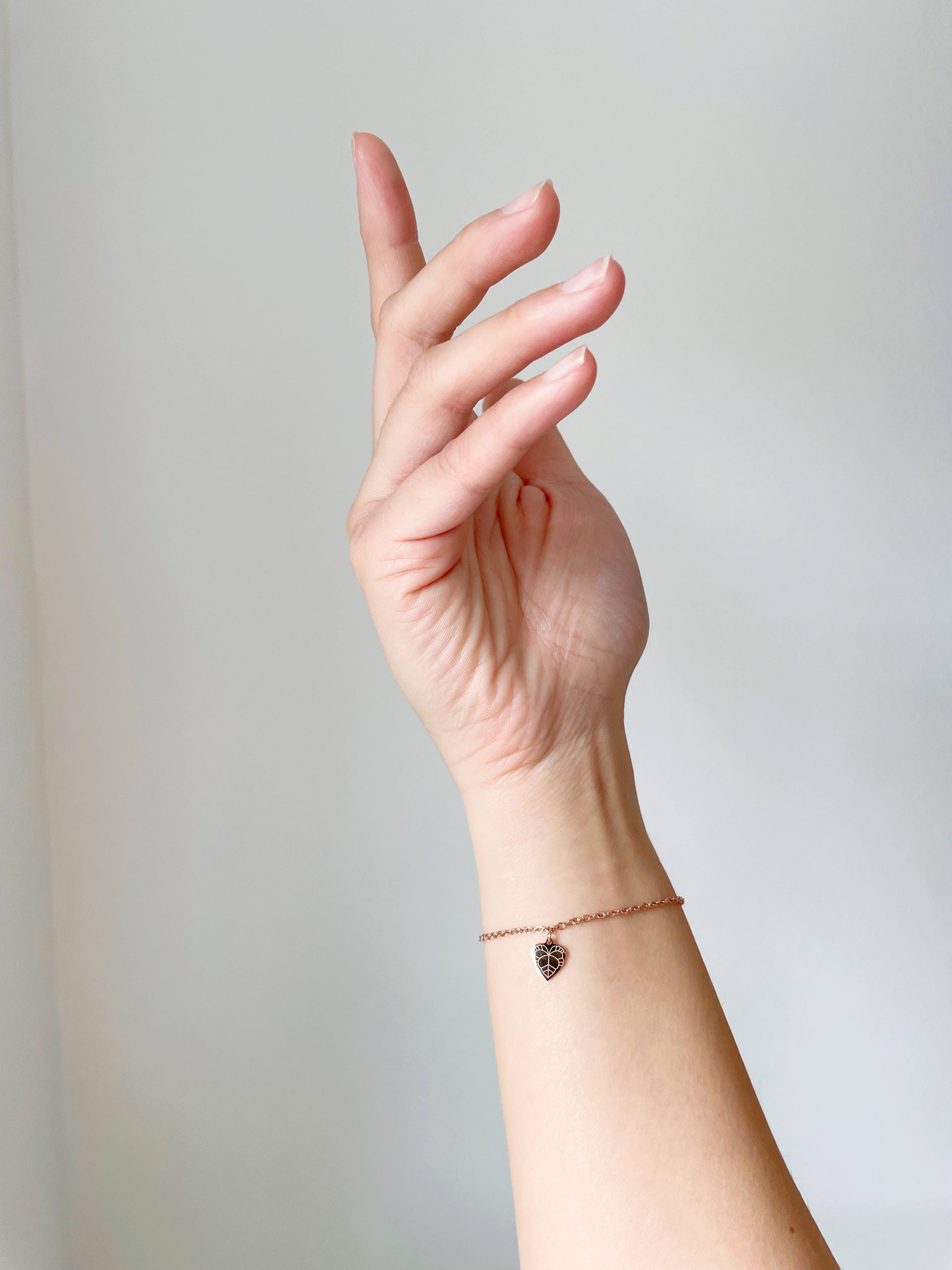 The Plant Social Monstera Deliciosa Charm Bracelet available in Joshua Tree at JT Trading Post