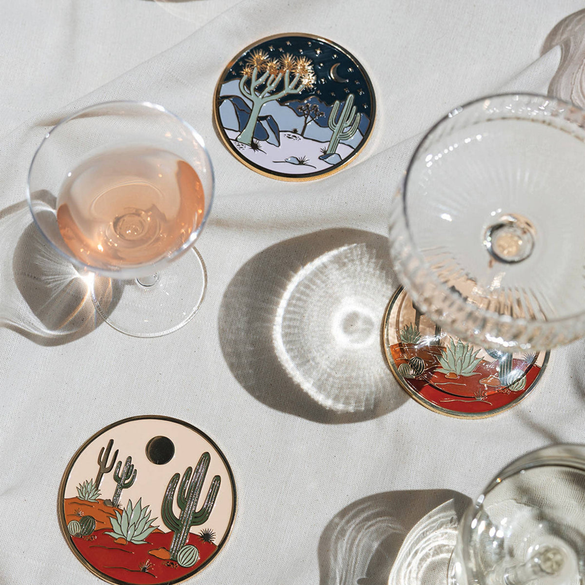 The Plant Social Moonlight Joshua Tree Luxe Coaster available in Joshua Tree at JT Trading Post