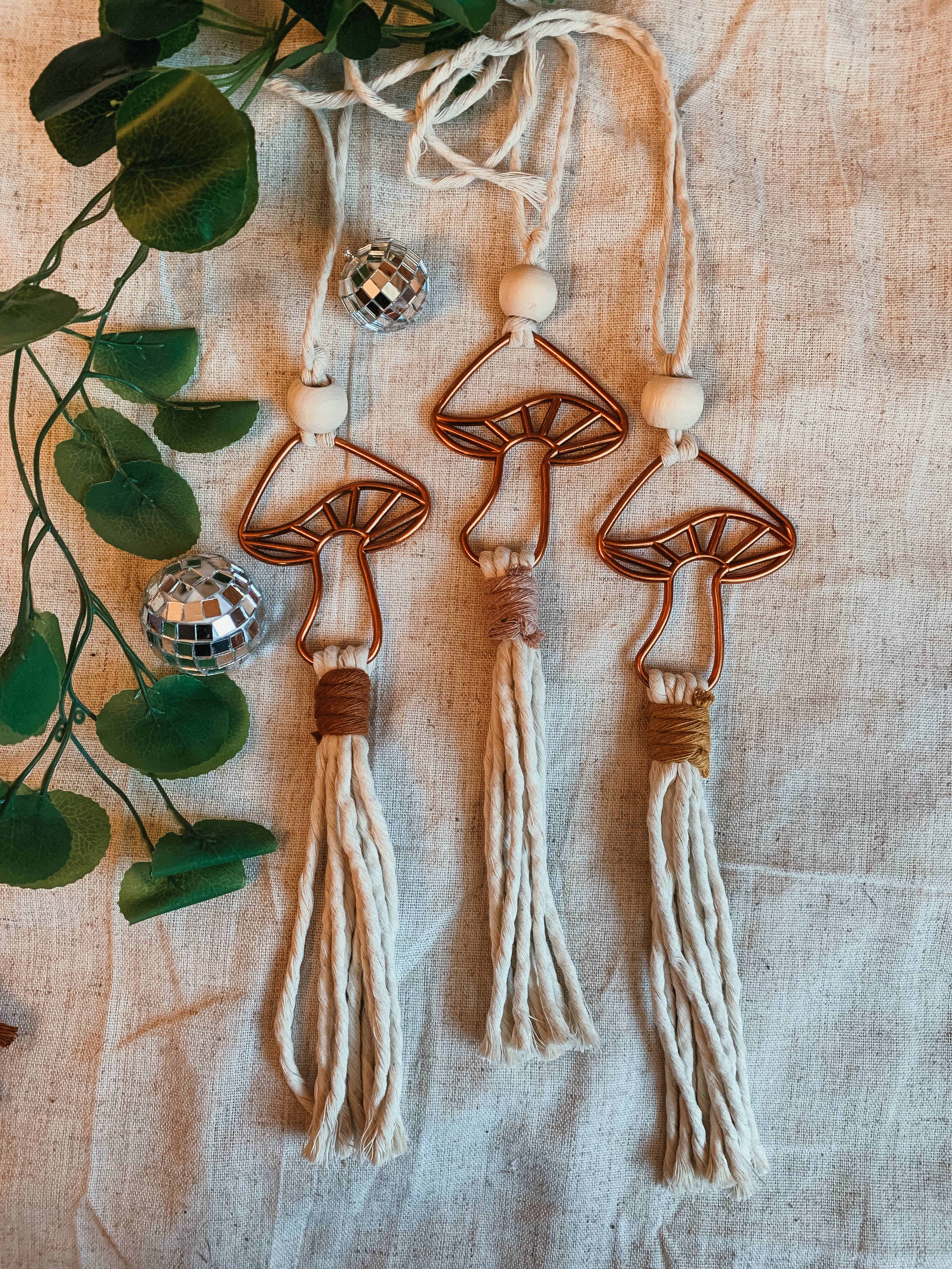 The Plant Social Mushroom Car Charm available in Joshua Tree at JT Trading Post