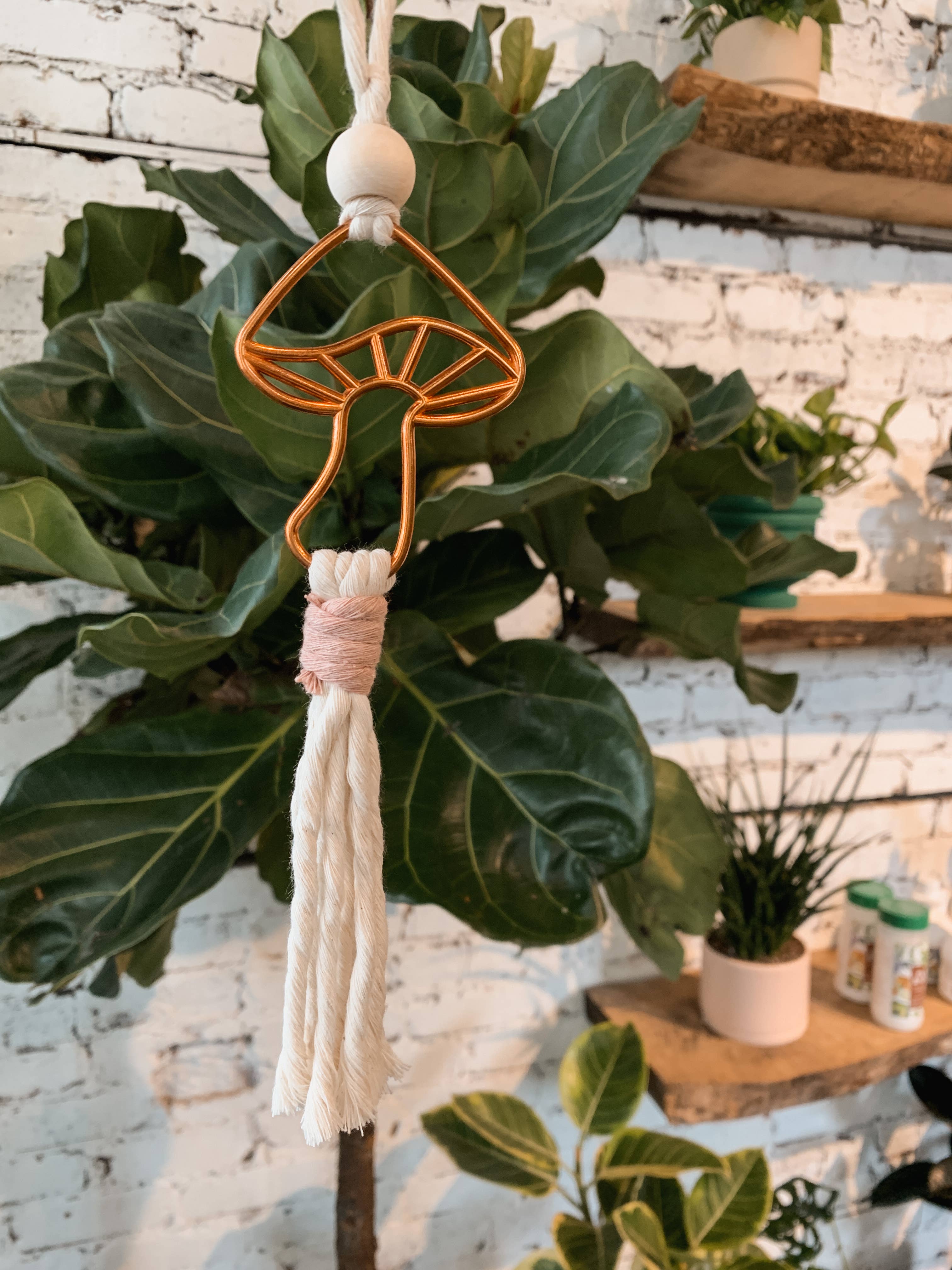 The Plant Social Mushroom Car Charm available in Joshua Tree at JT Trading Post