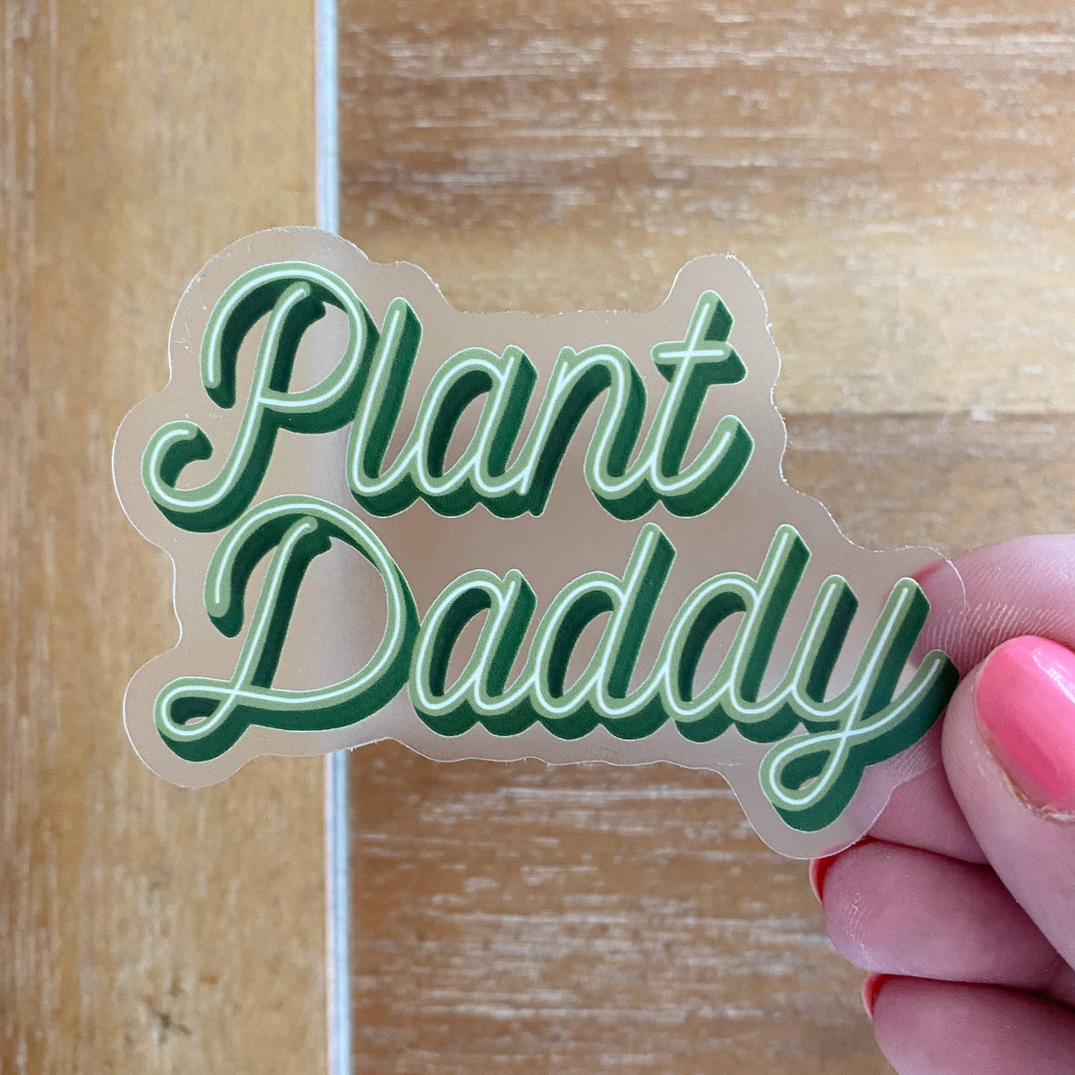 The Plant Social Clear Stickers available in Joshua Tree at JT Trading Post