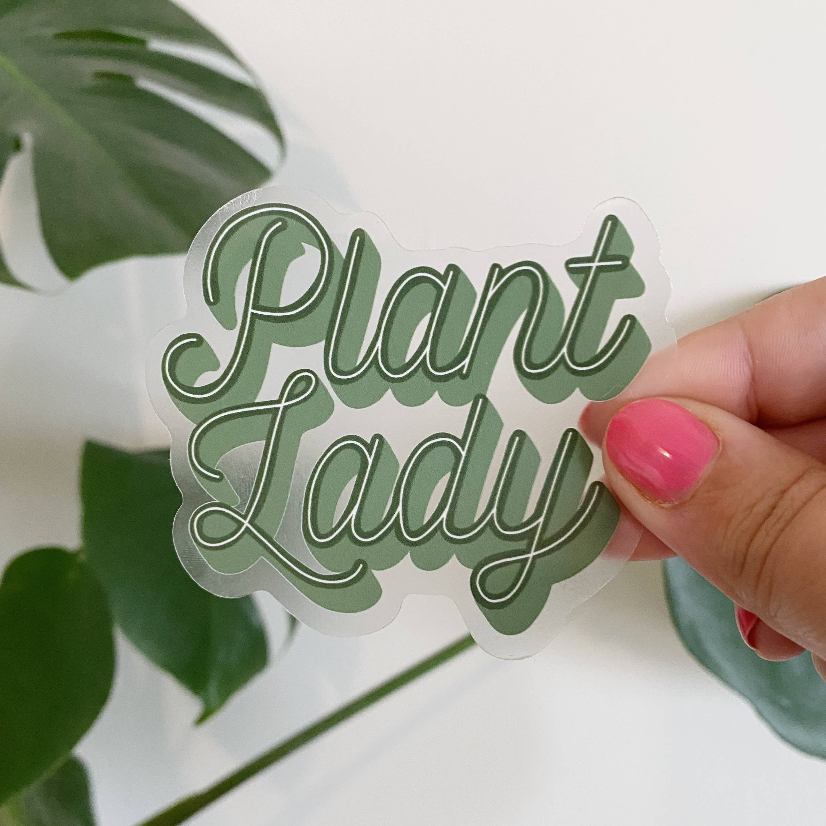 The Plant Social Clear Stickers available in Joshua Tree at JT Trading Post