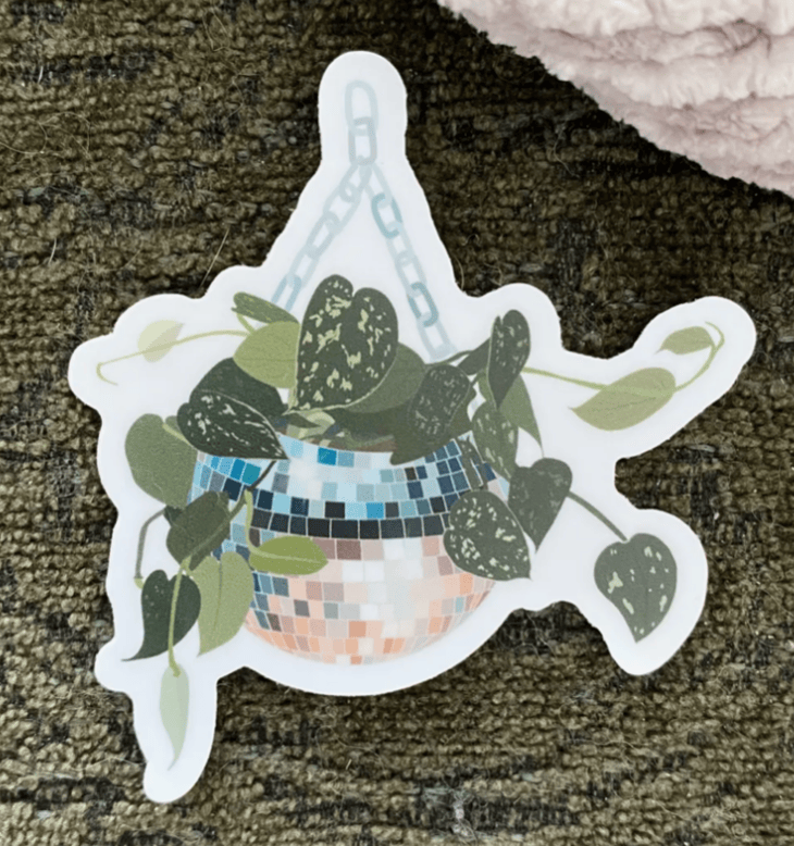 The Plant Social Solid Stickers available in Joshua Tree at JT Trading Post