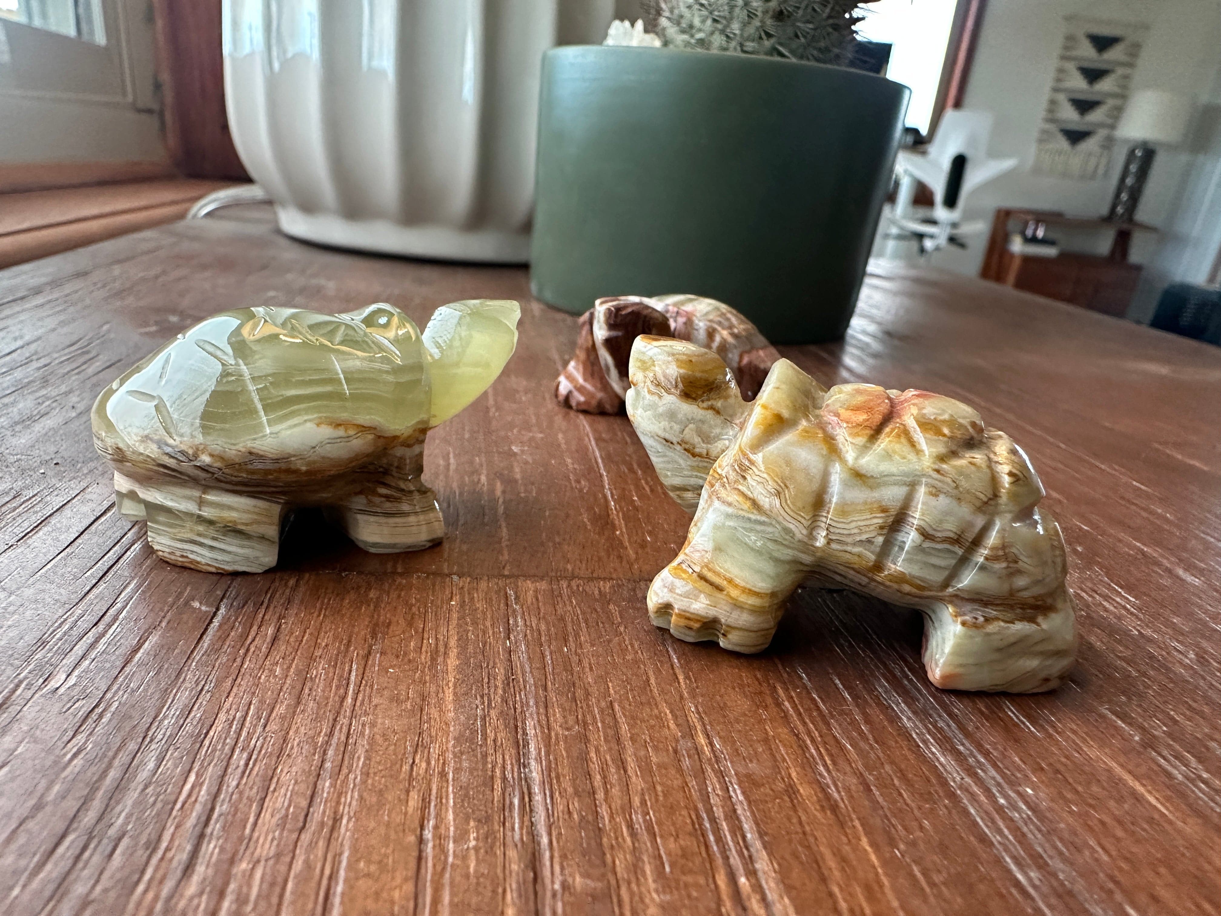 Tierra Magia Animal Carved Gemstones available in Joshua Tree at JT Trading Post