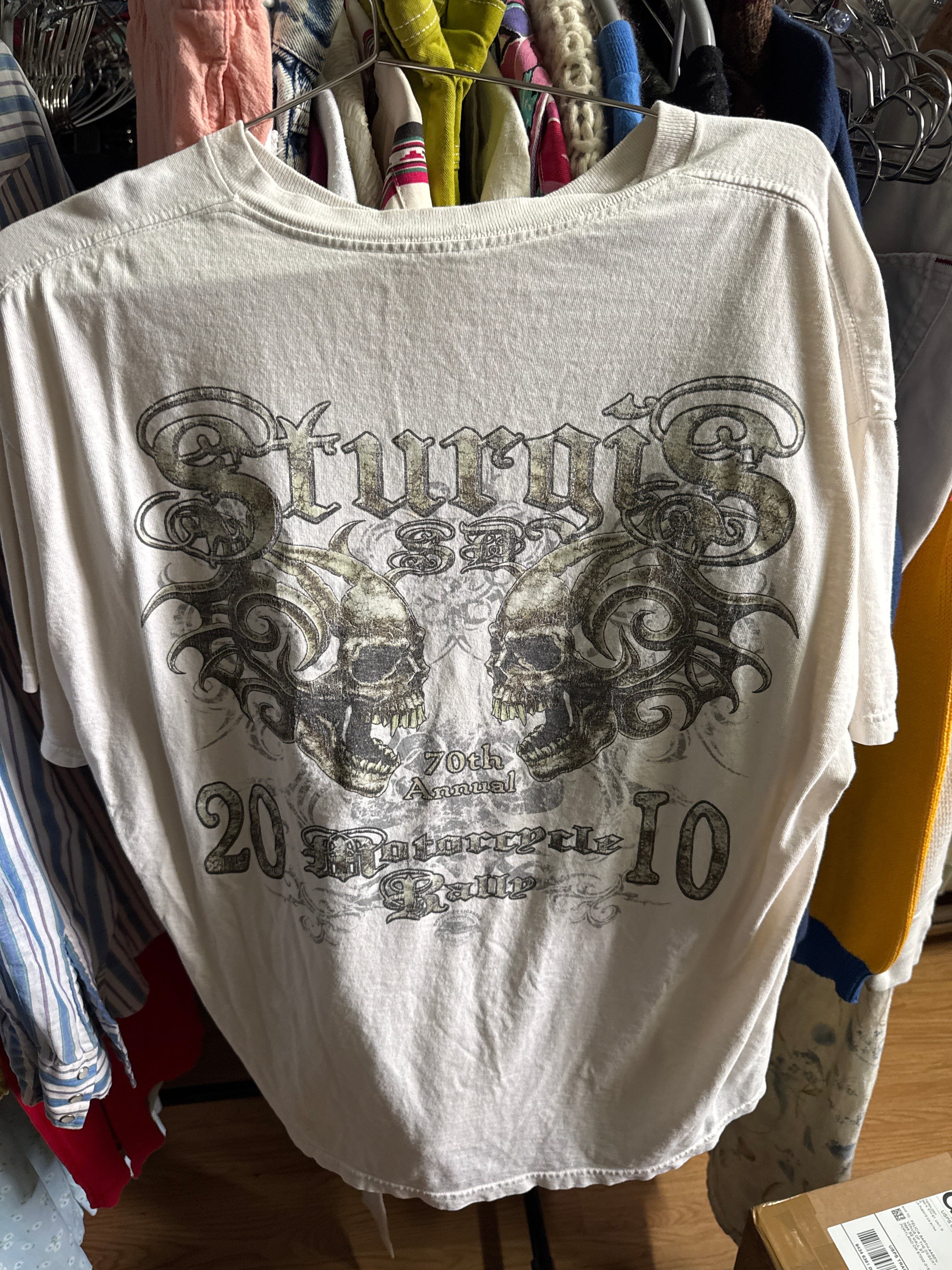 Venus Of The Desert 2010 Strugis Motorcycle Tee available in Joshua Tree at JT Trading Post
