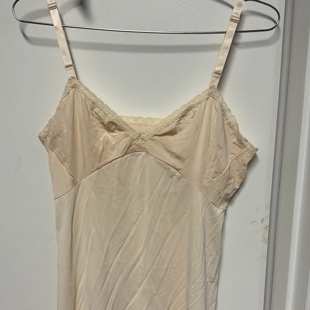Venus Of The Desert VTG USA Shadowline Crm Slip Dress available in Joshua Tree at JT Trading Post