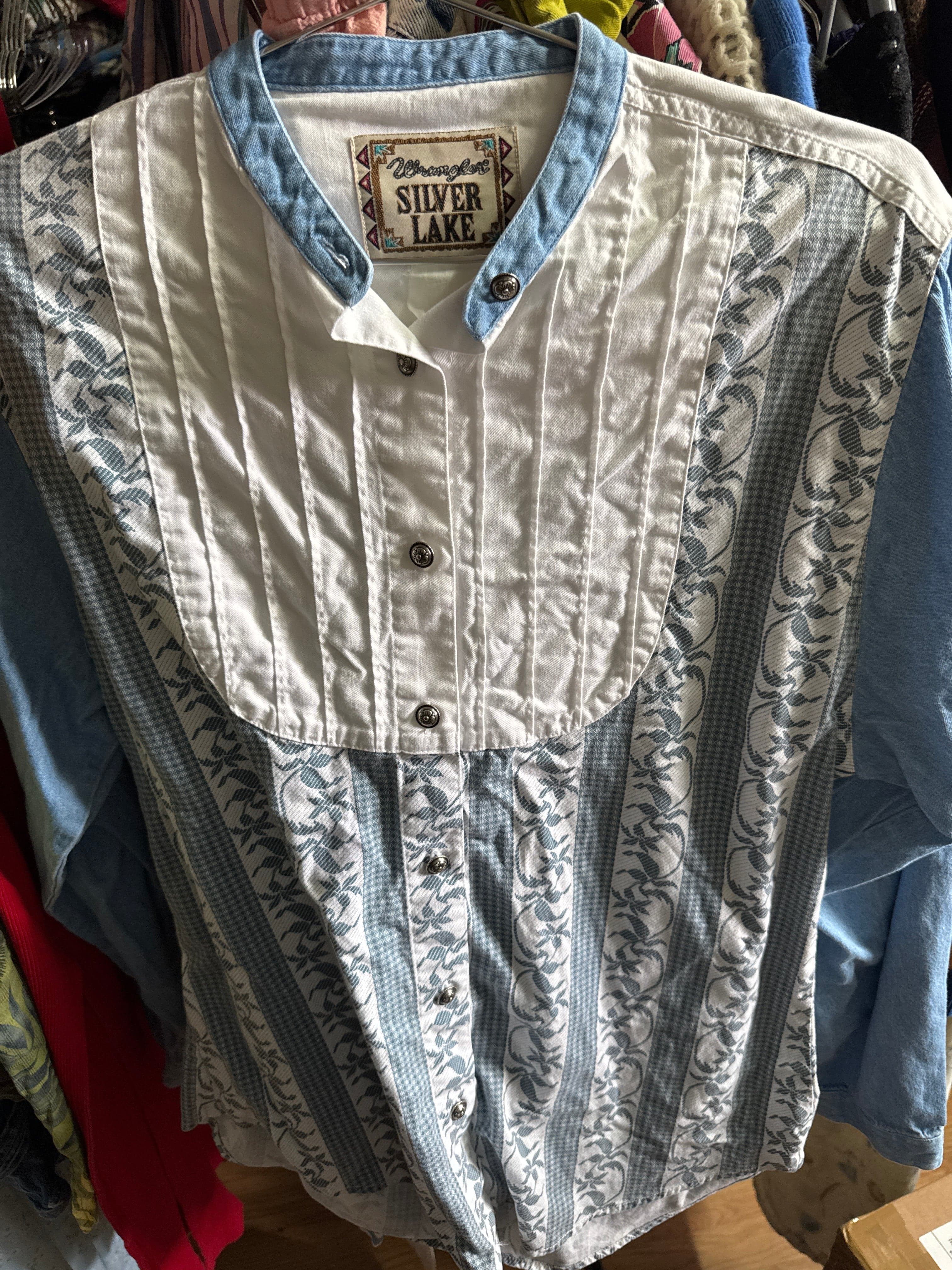 Venus Of The Desert 80s Wrangler Silver Lake Shirt available in Joshua Tree at JT Trading Post