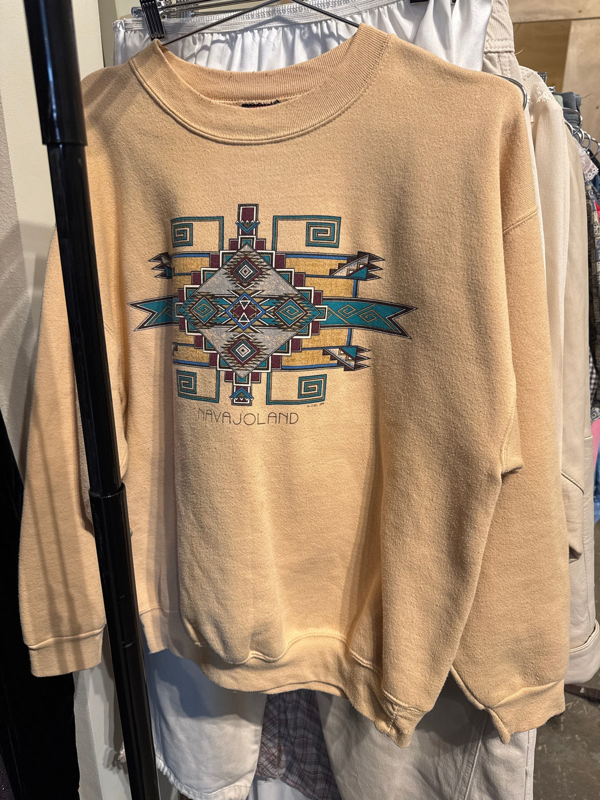 Venus Of The Desert 90s Navajoland Sweatshirt available in Joshua Tree at JT Trading Post