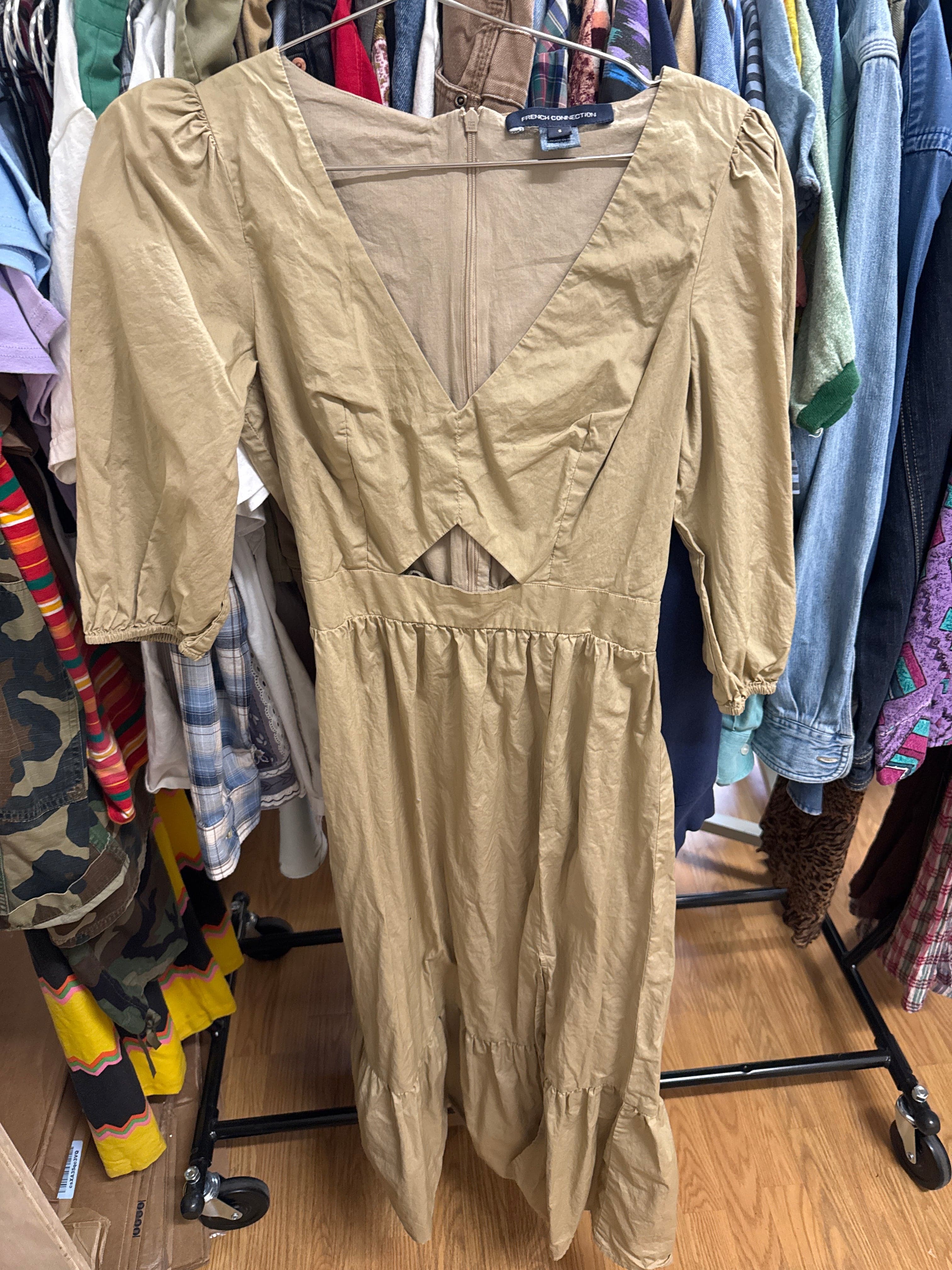 Venus Of The Desert Mod French Connection Cotton Dress available in Joshua Tree at JT Trading Post