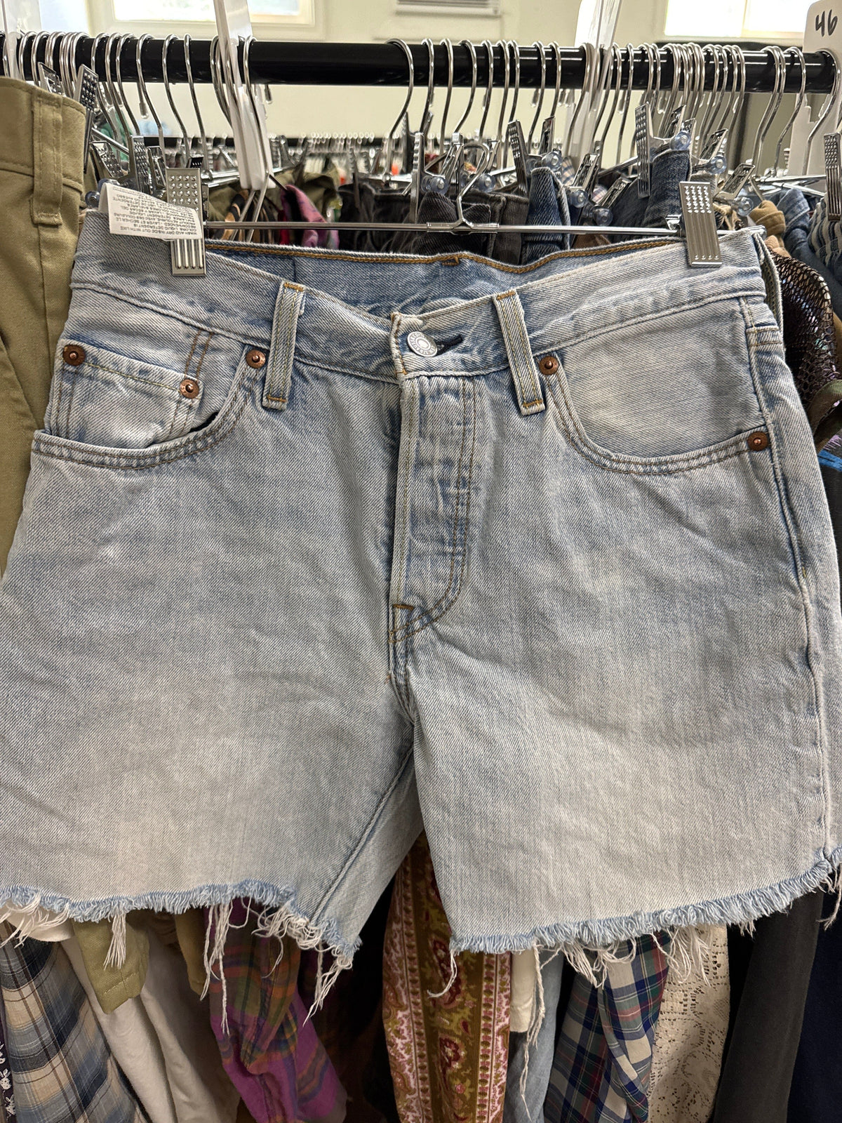 Venus Of The Desert Mod Levis Denim Cutoffs available in Joshua Tree at JT Trading Post