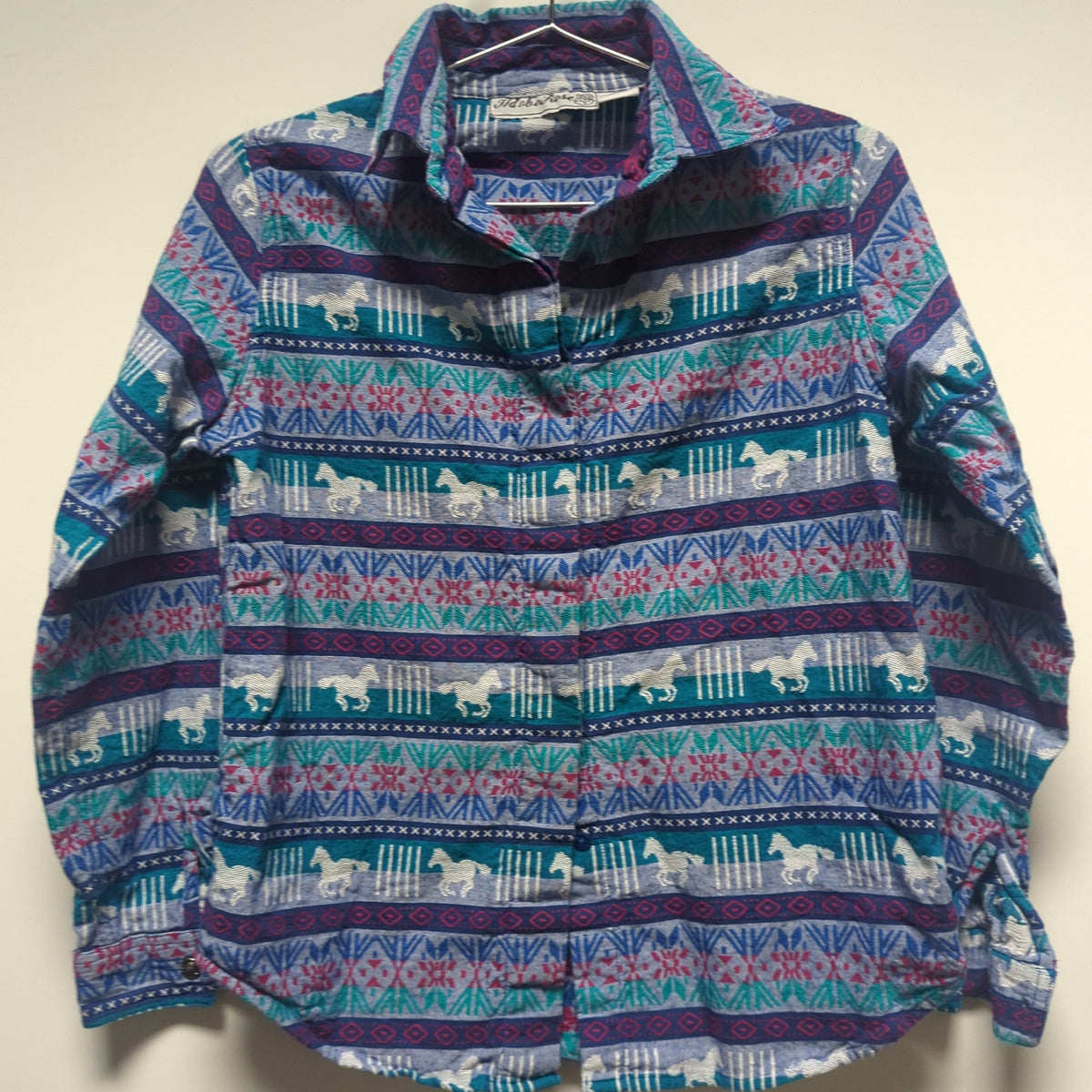 Venus Of The Desert Woven Horse Button Down available in Joshua Tree at JT Trading Post