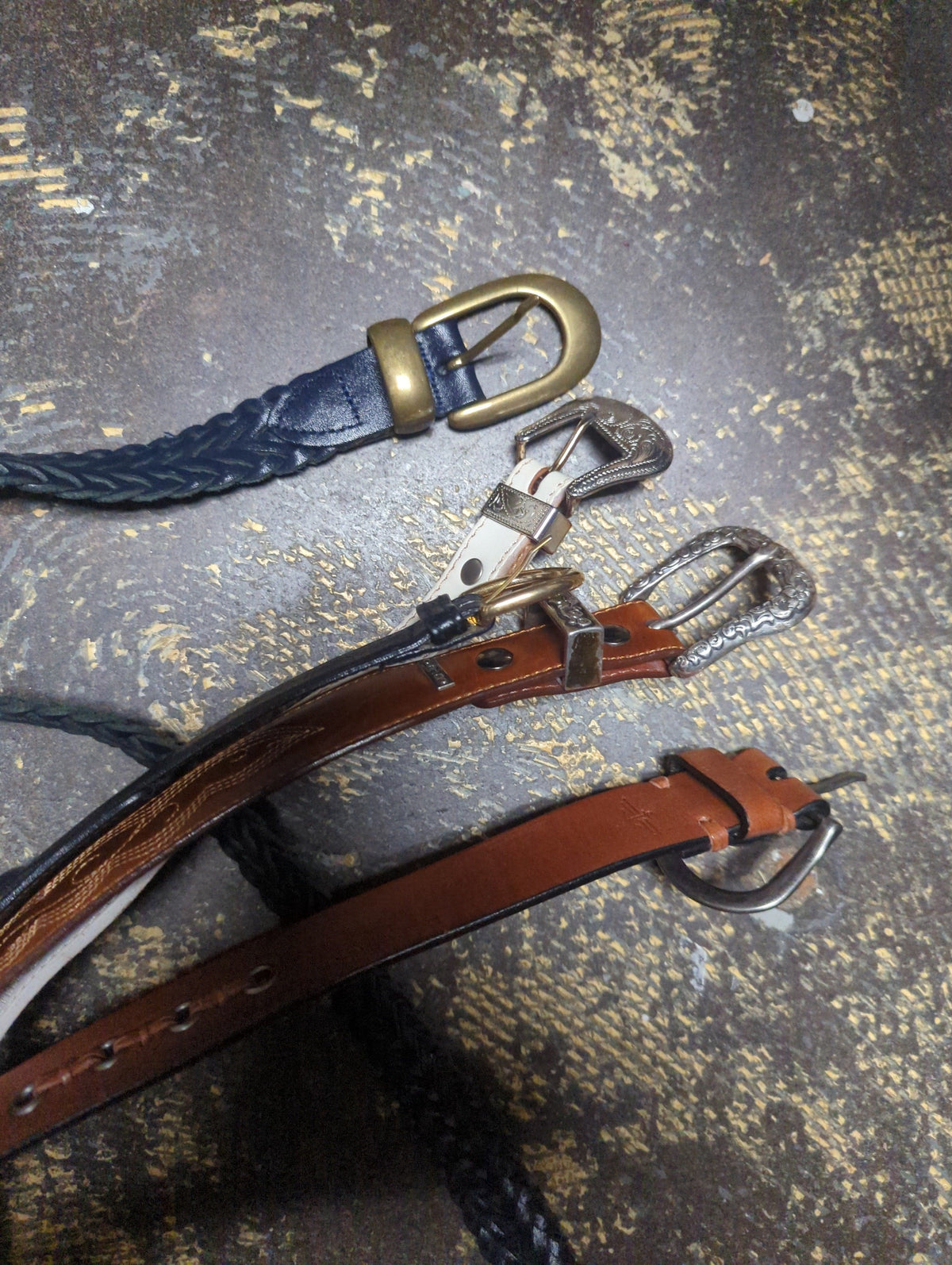 Venus Of The Desert Specialty leather belt available in Joshua Tree at JT Trading Post