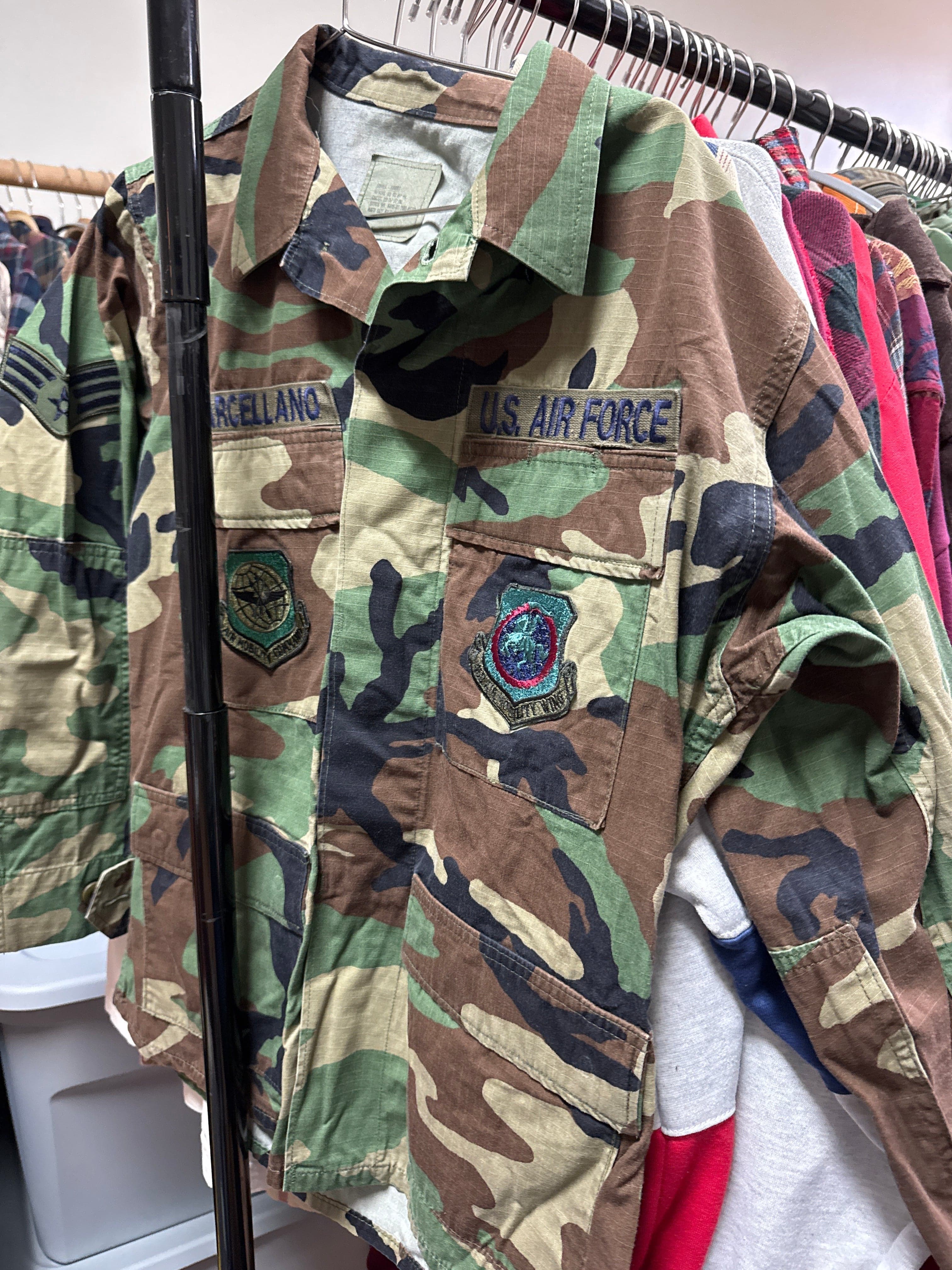 Venus Of The Desert VTG Air Force Military Camo Jacket available in Joshua Tree at JT Trading Post