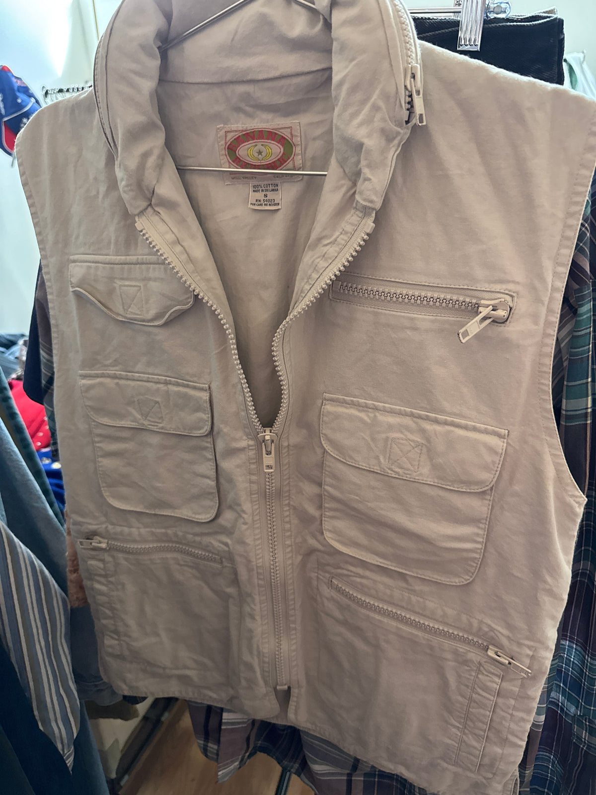 Venus Of The Desert VTG Banana Republic Safari Vest available in Joshua Tree at JT Trading Post