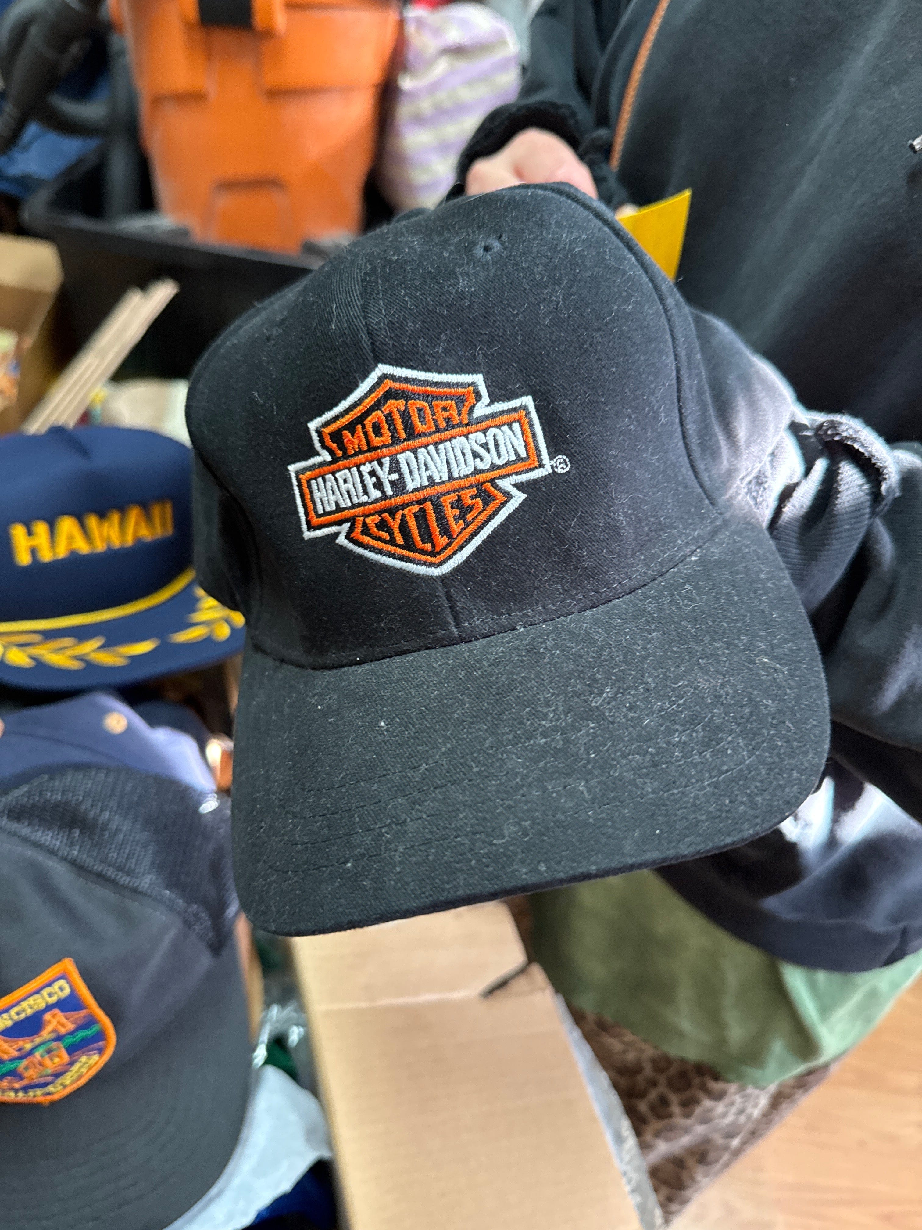 Venus Of The Desert VTG Blk Harley Dad Cap available in Joshua Tree at JT Trading Post